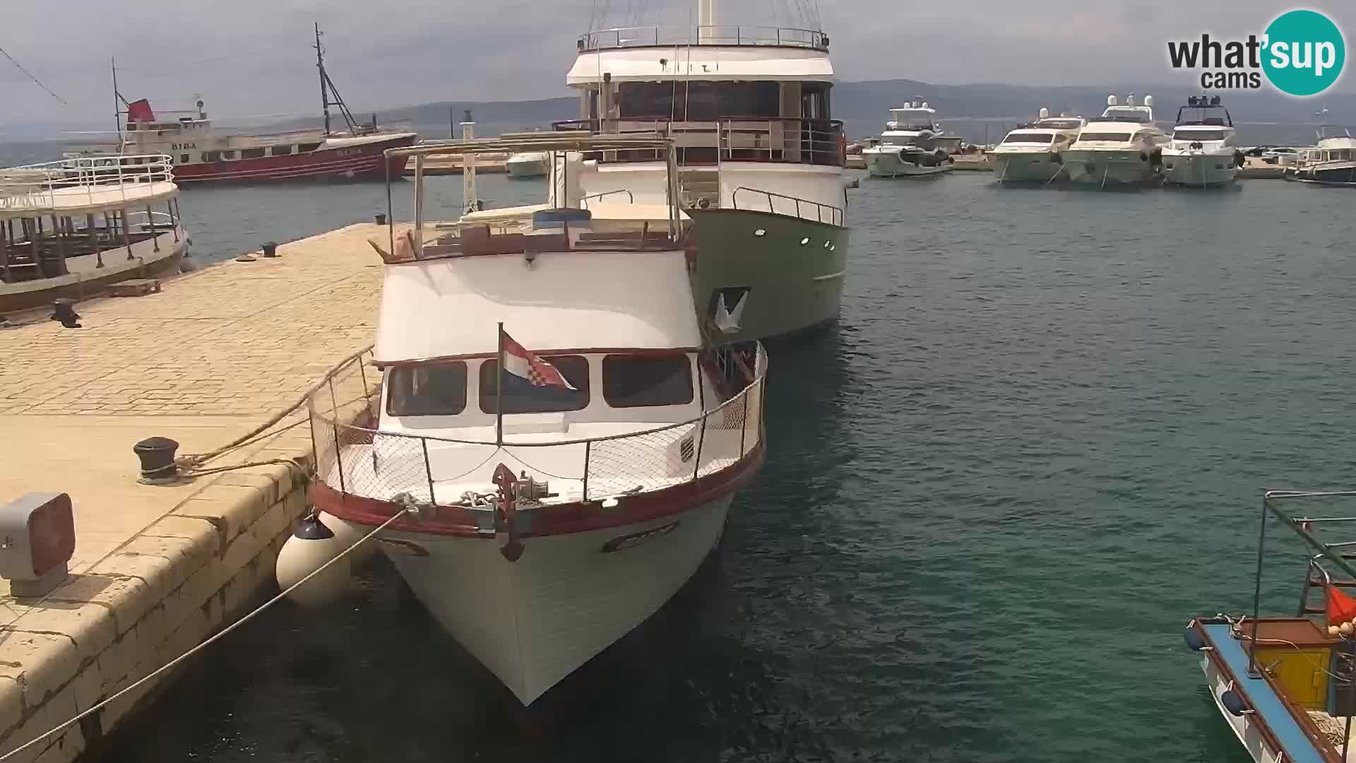 Live webcam Seaside promenade in Baška Voda
