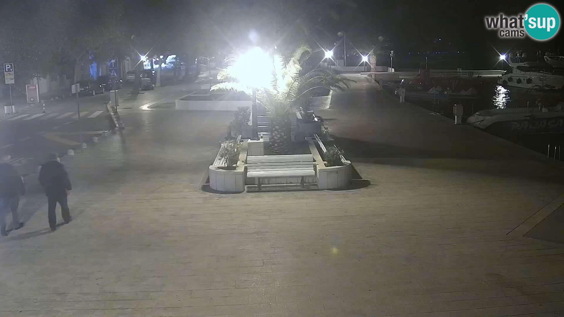 Seaside promenade in Baška Voda