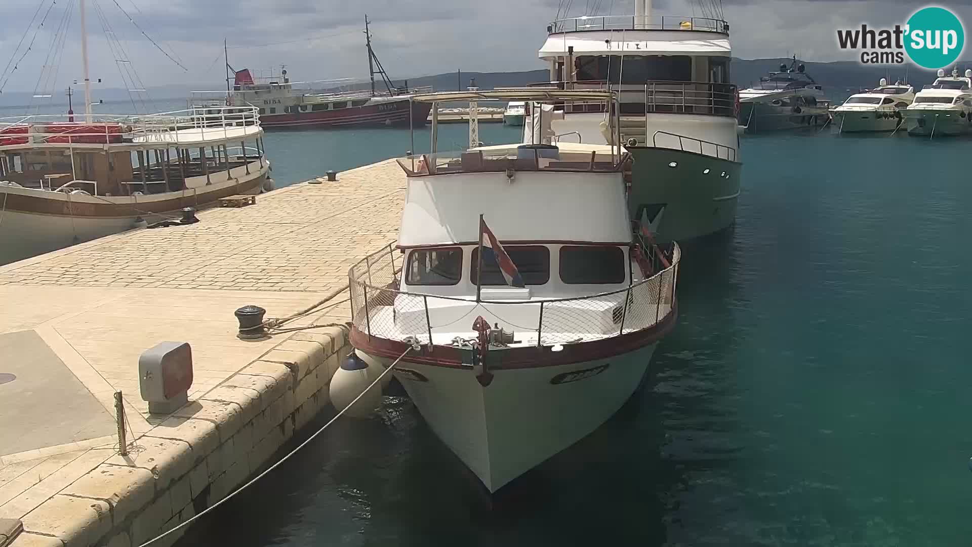 Live webcam Seaside promenade in Baška Voda