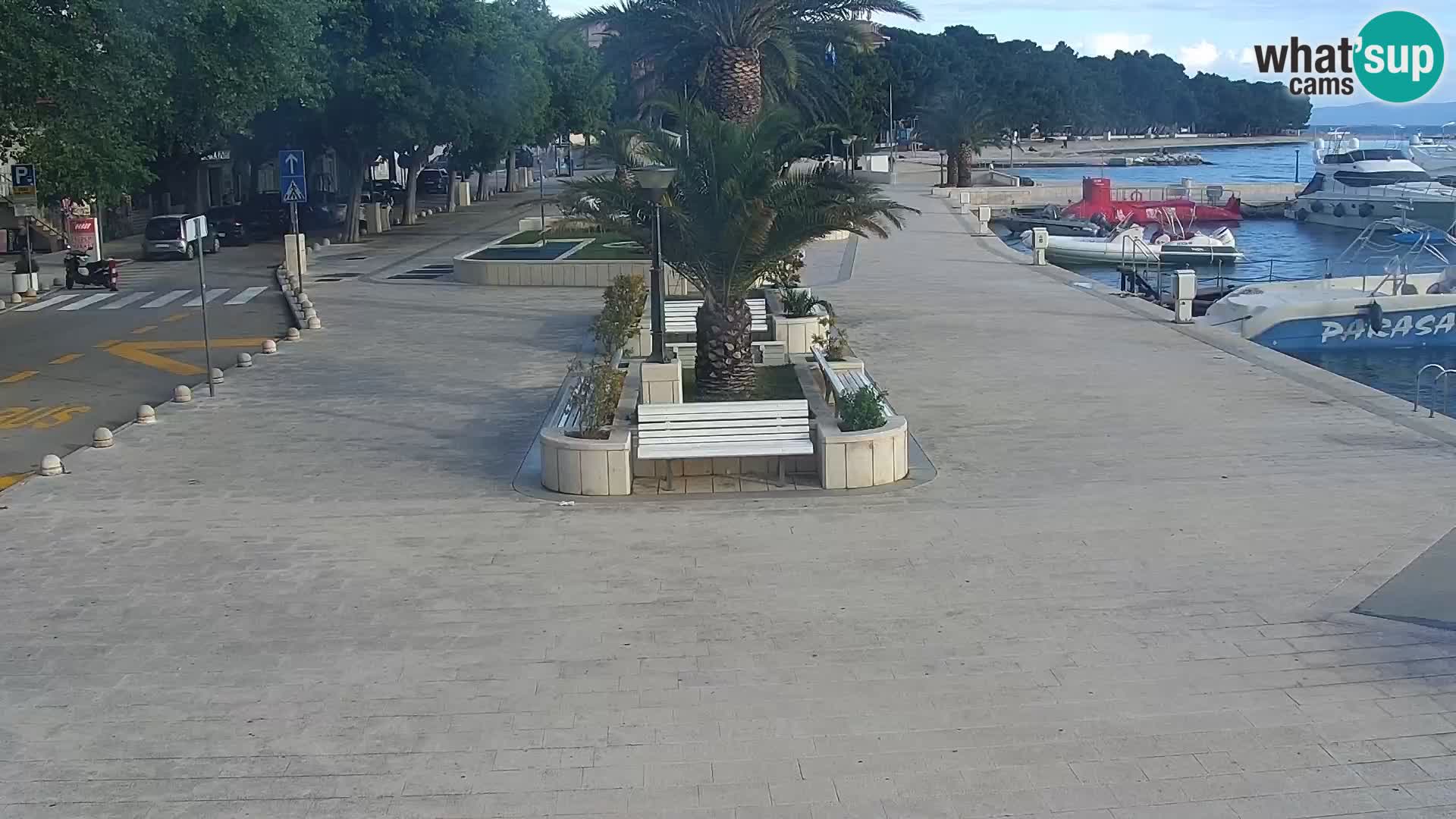 Promenade in Baška Voda