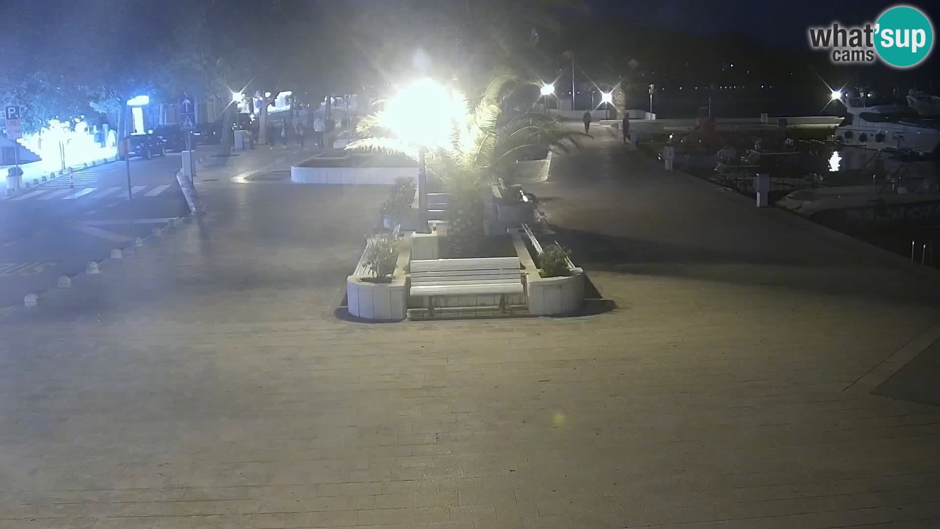 Seaside promenade in Baška Voda