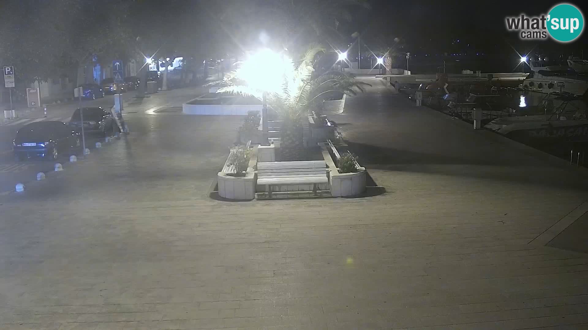 Baška Voda promenade webcam