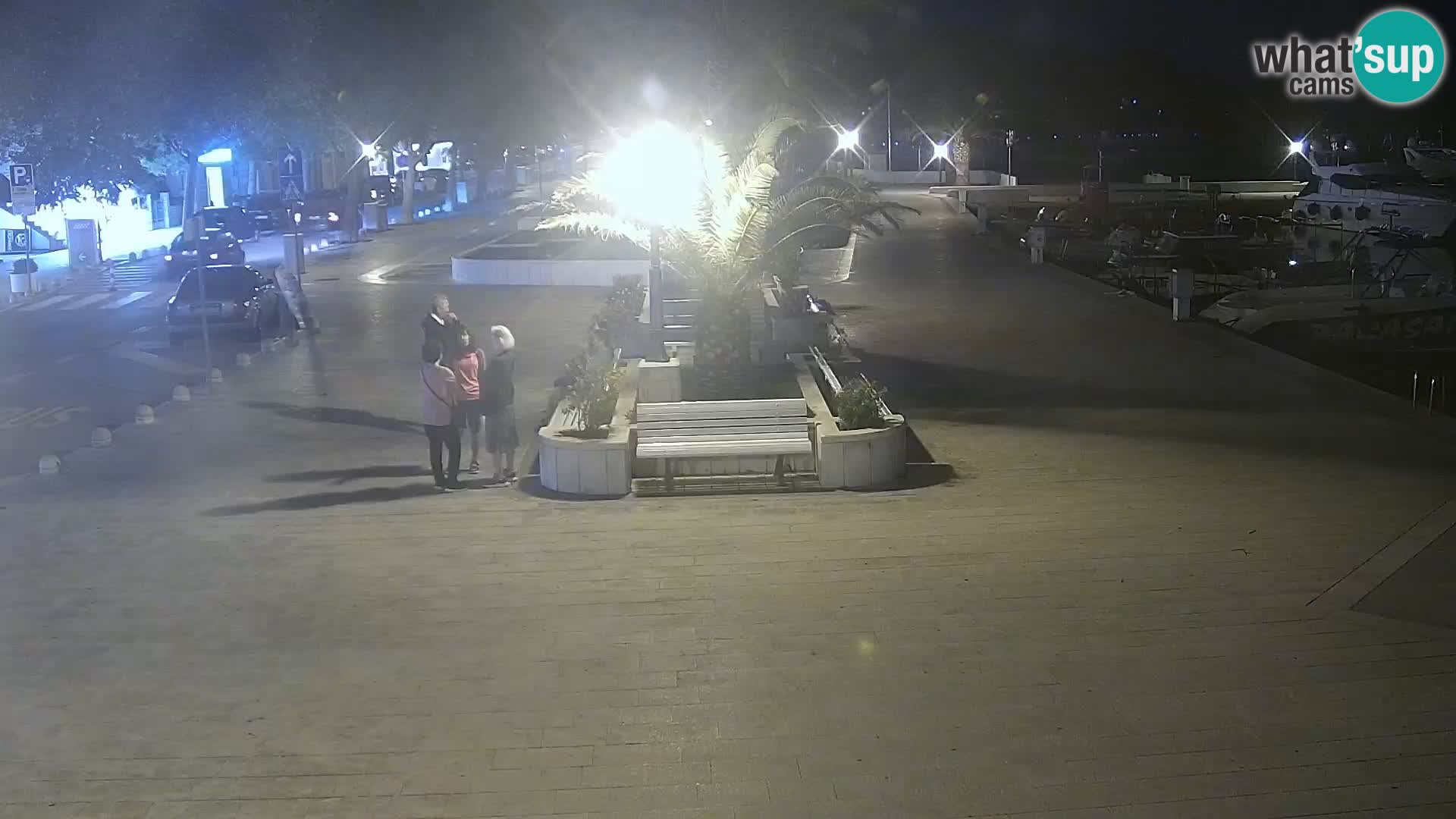 Seaside promenade in Baška Voda
