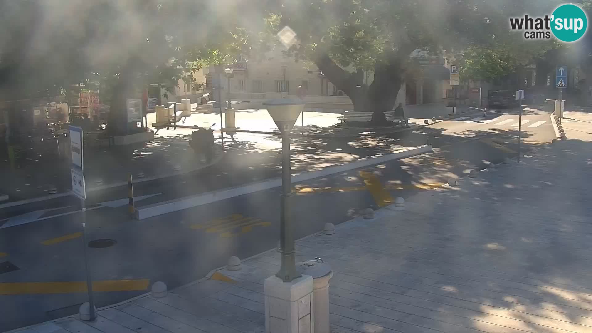 Live webcam Seaside promenade in Baška Voda