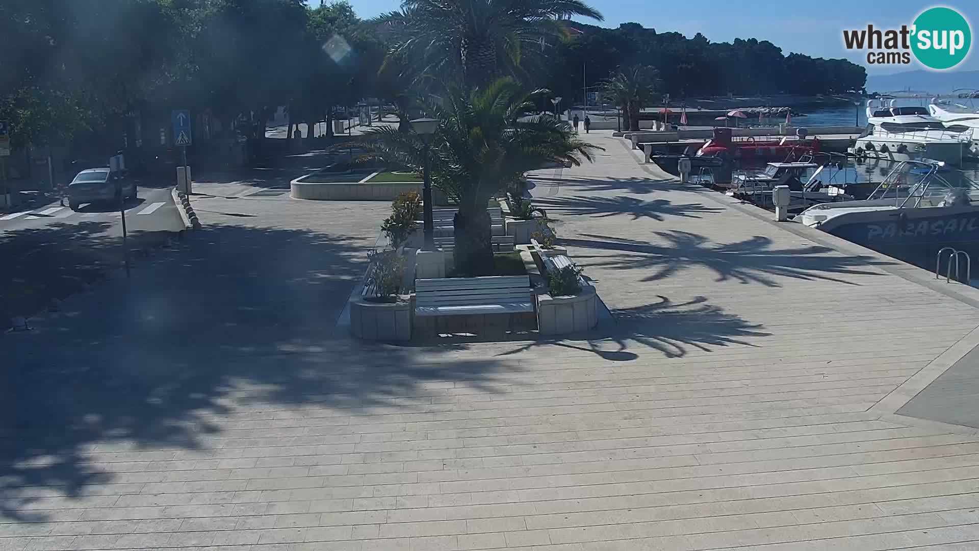 Seaside promenade in Baška Voda