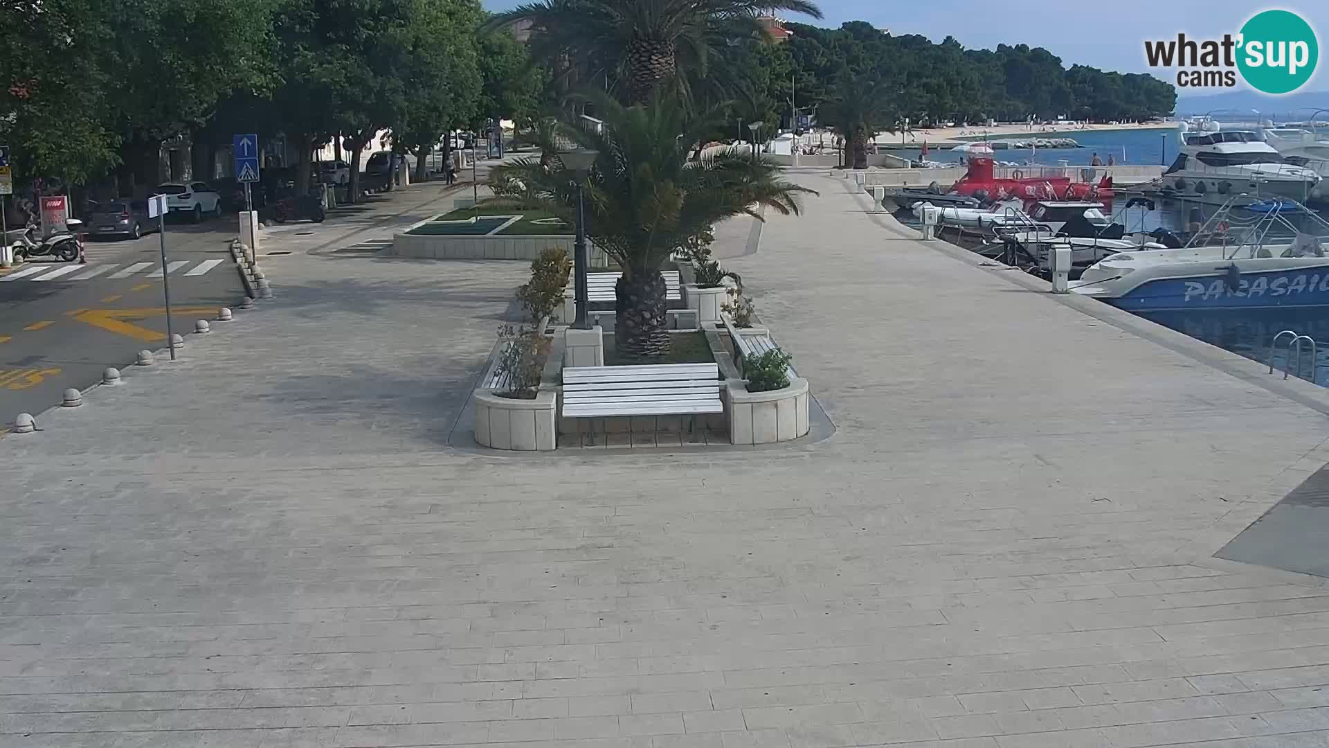 Seaside promenade in Baška Voda