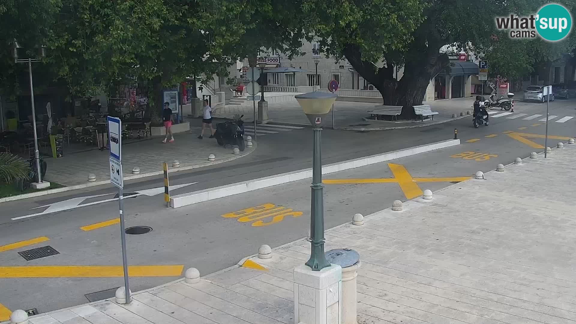 Seaside promenade in Baška Voda