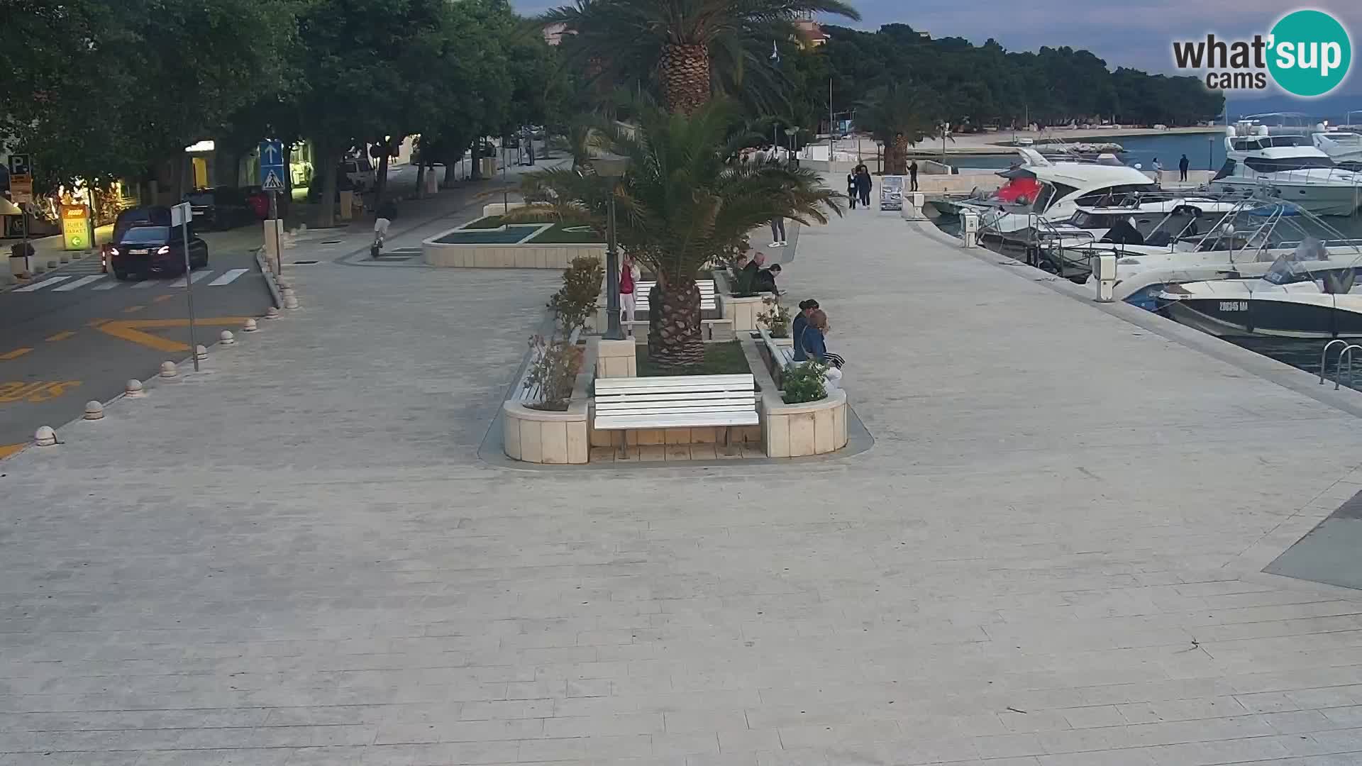 Live webcam Seaside promenade in Baška Voda