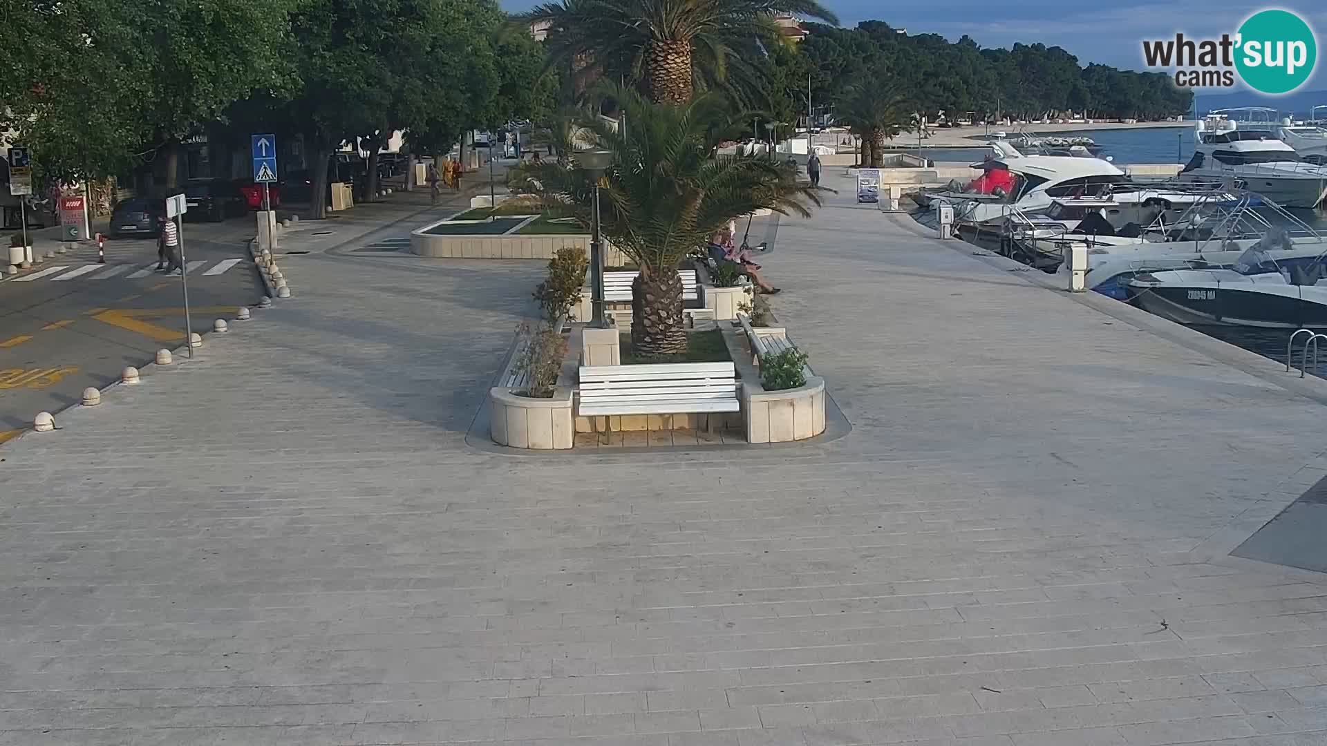 Live webcam Seaside promenade in Baška Voda