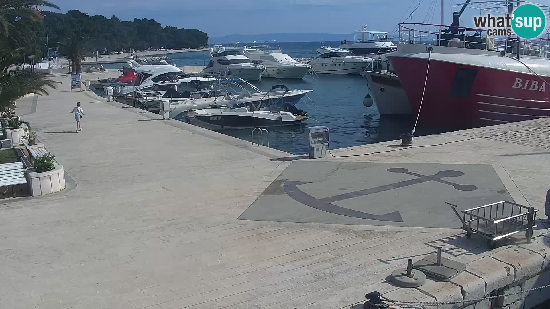 Promenade in Baška Voda