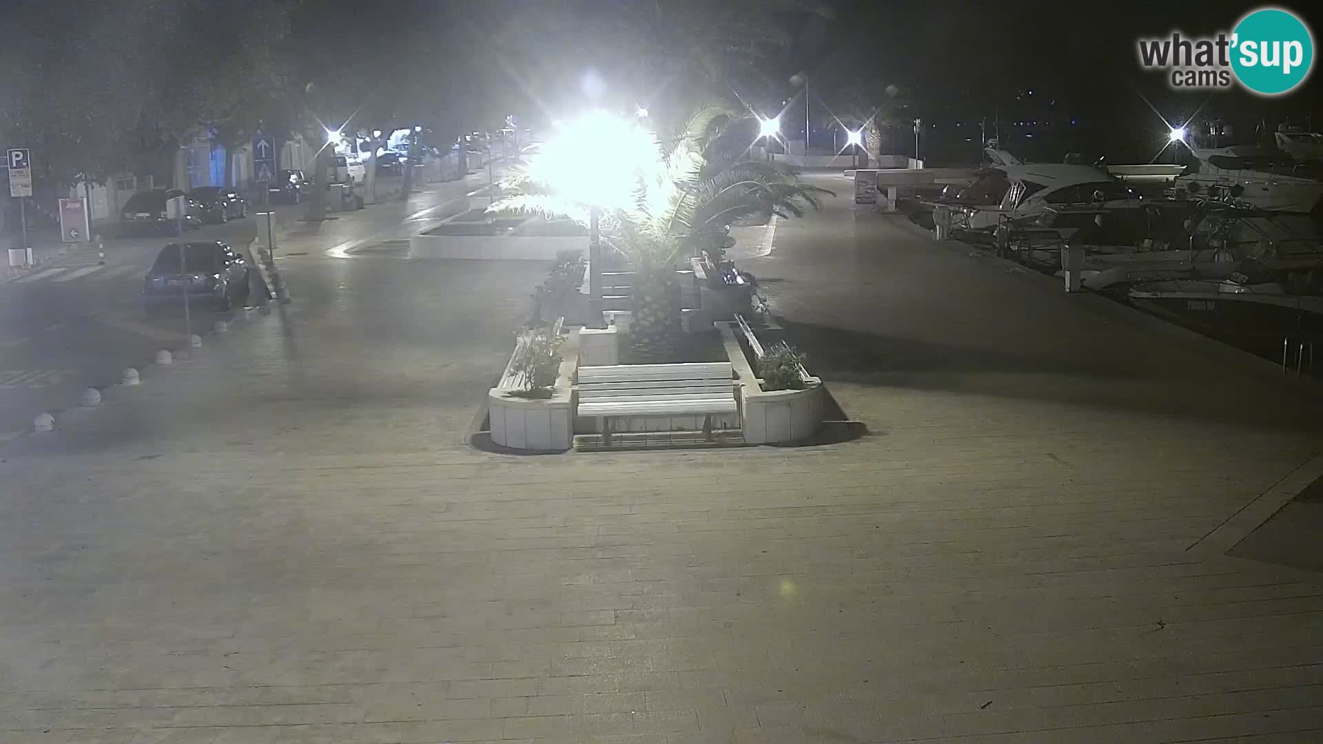 Live webcam Seaside promenade in Baška Voda