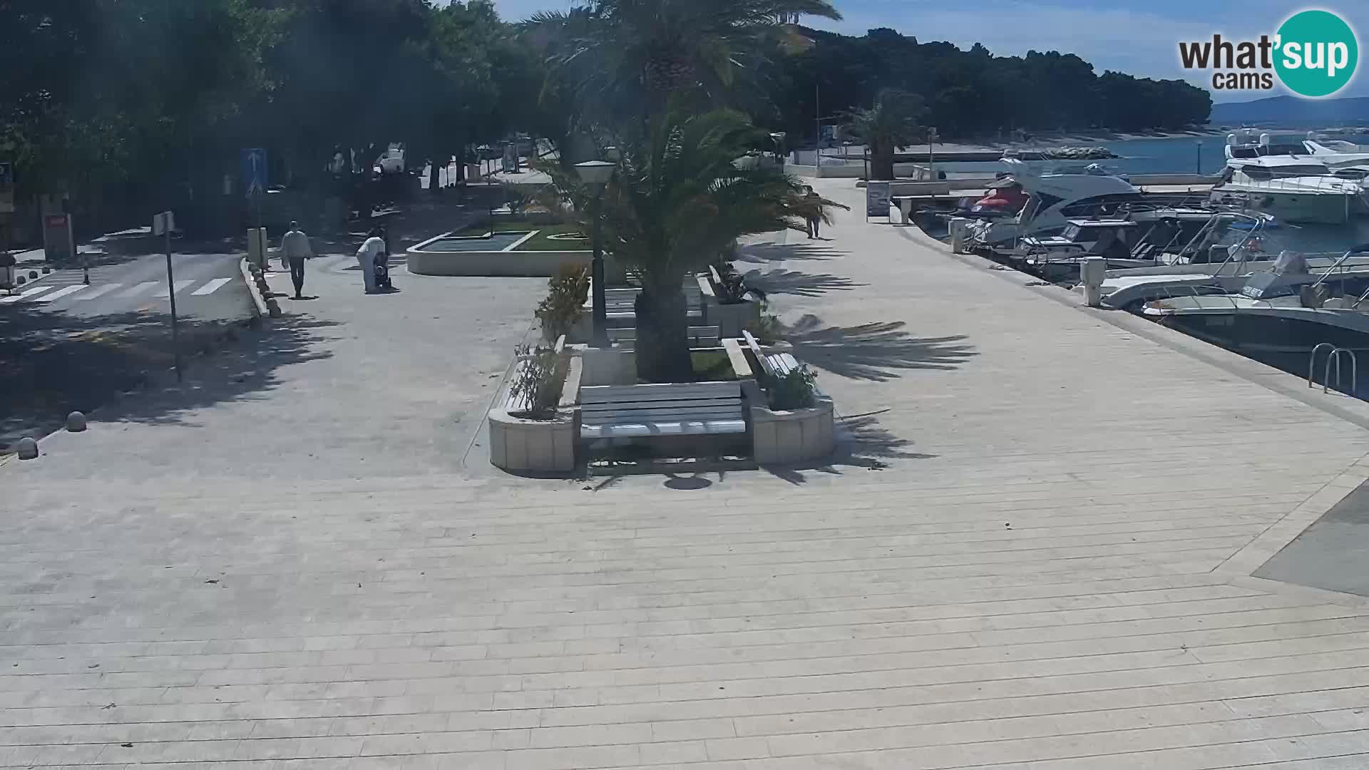 Promenade in Baška Voda