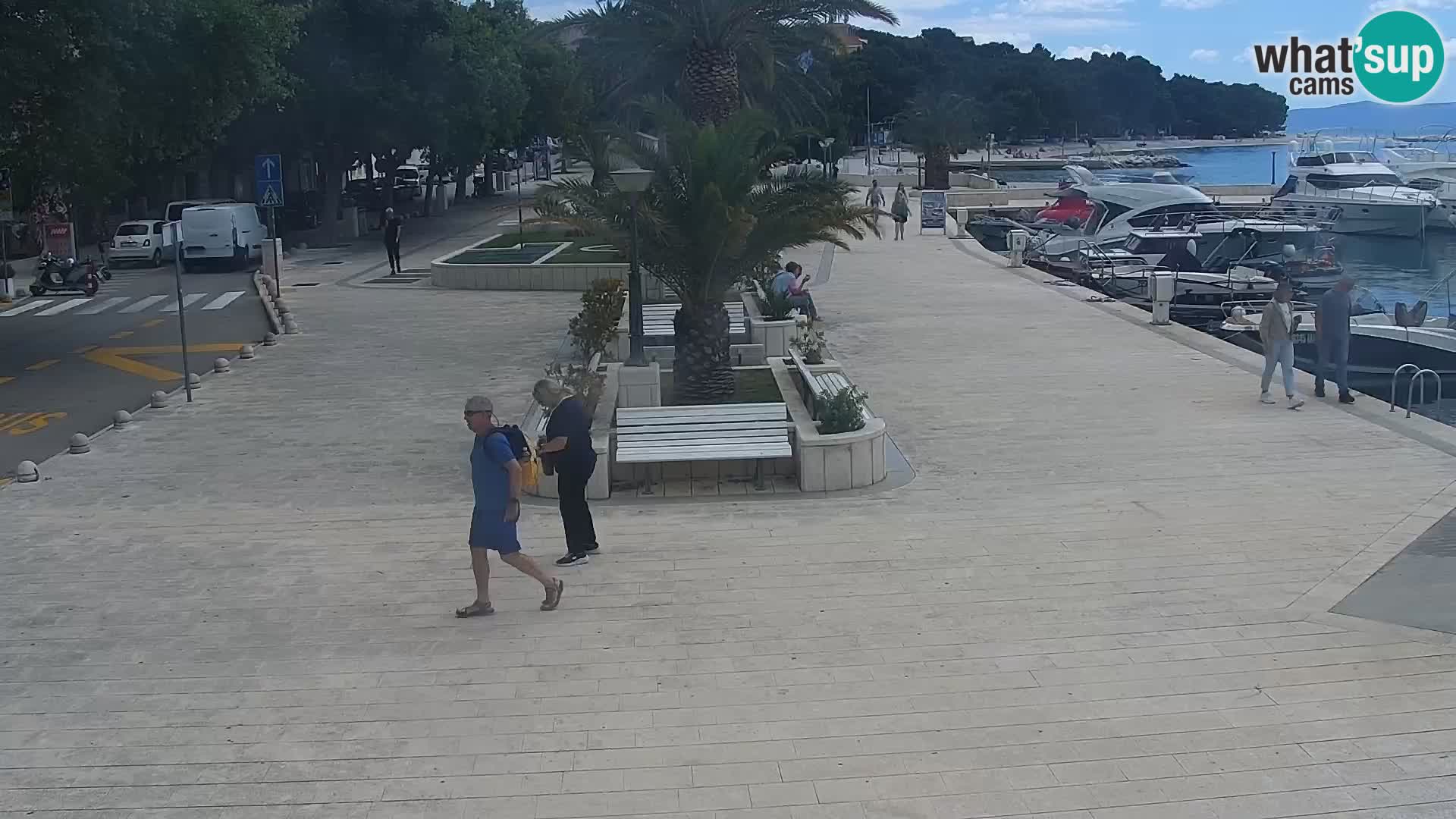Live webcam Seaside promenade in Baška Voda