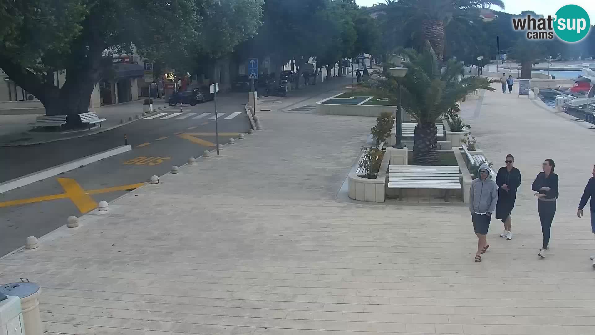 Promenade in Baška Voda