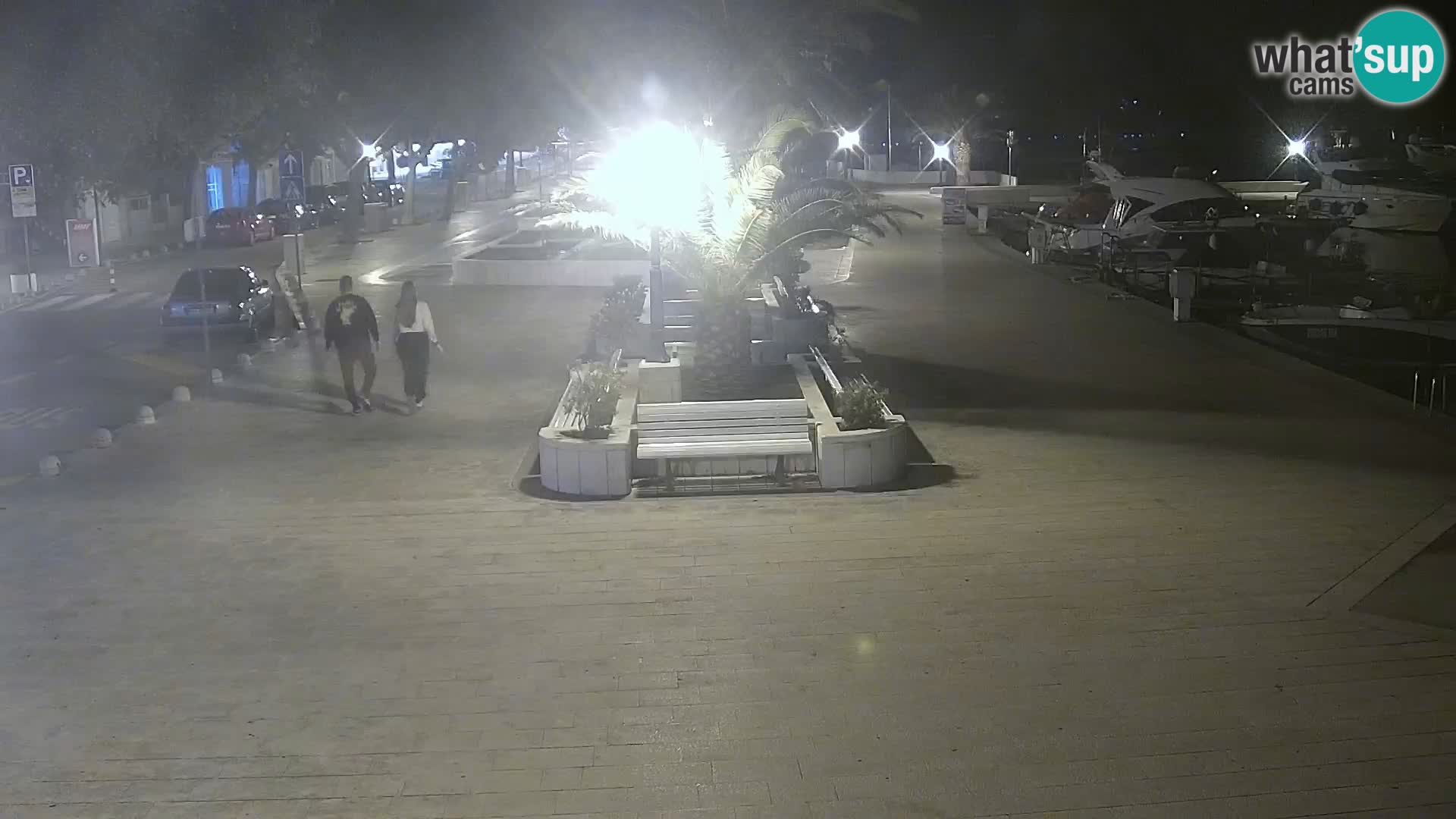 Seaside promenade in Baška Voda