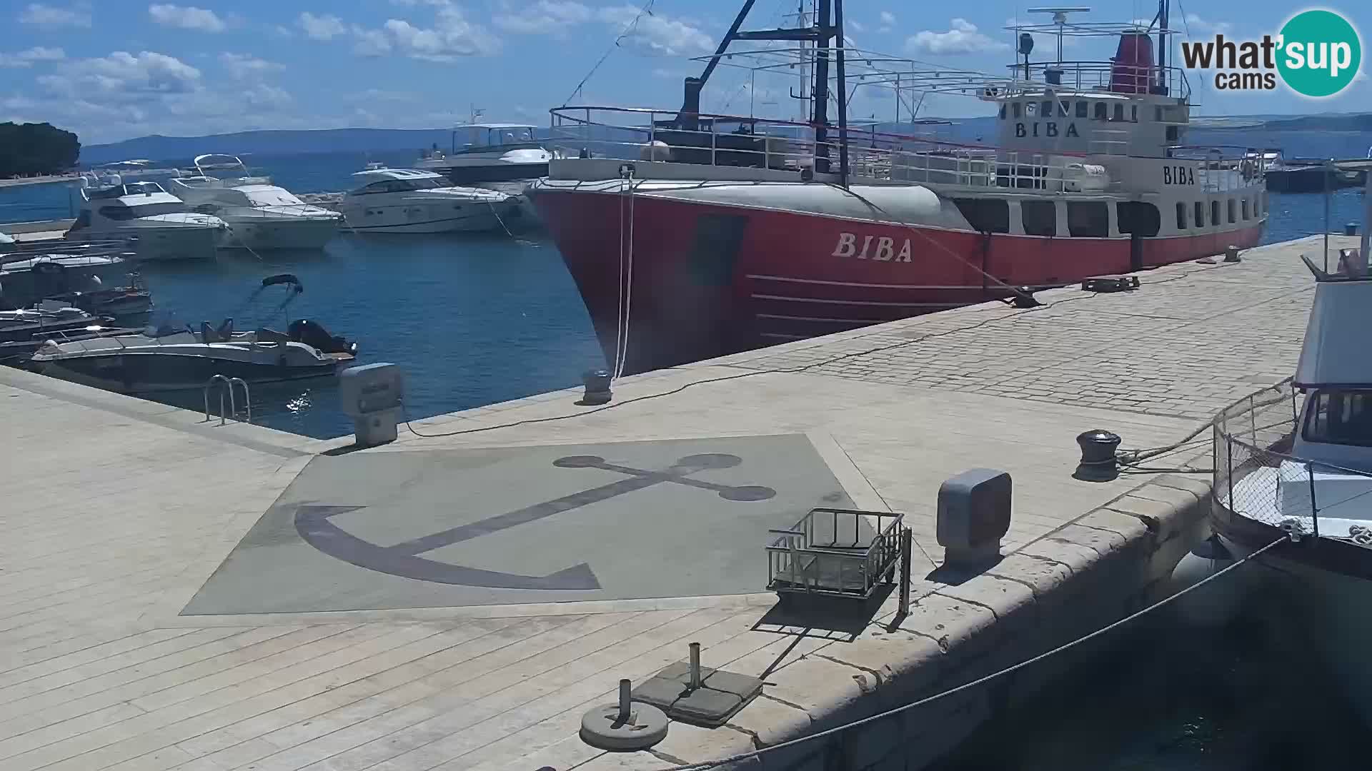 Live webcam Seaside promenade in Baška Voda