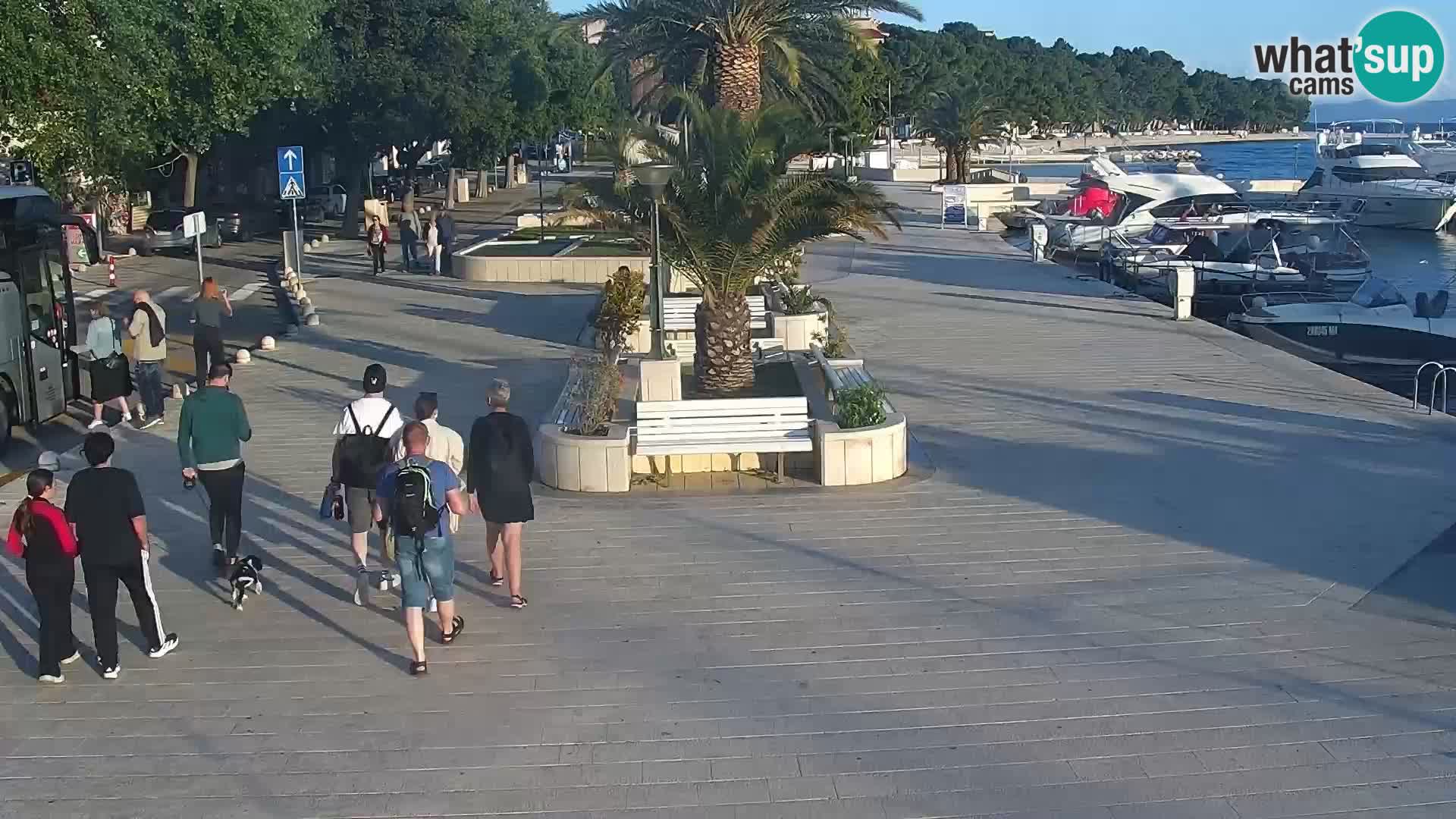 Seaside promenade in Baška Voda