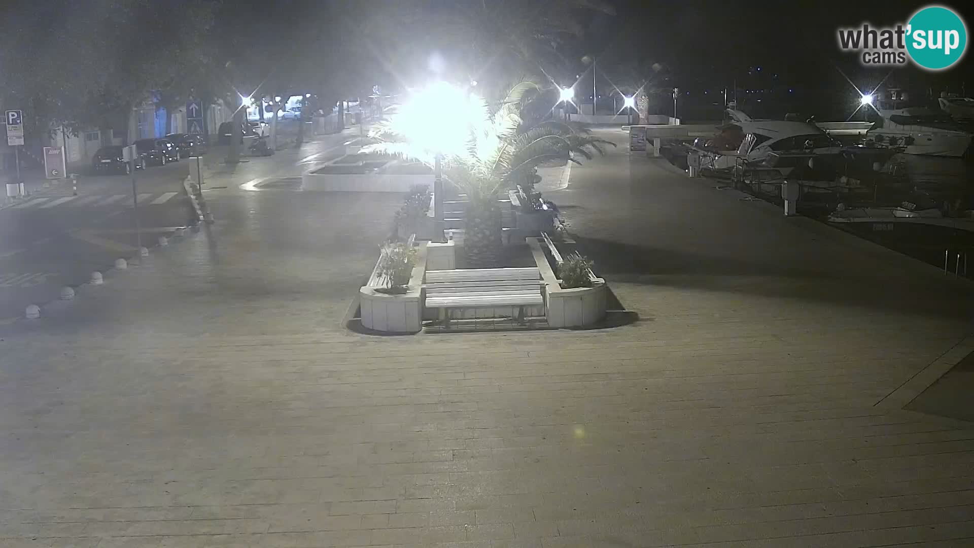 Live webcam Seaside promenade in Baška Voda