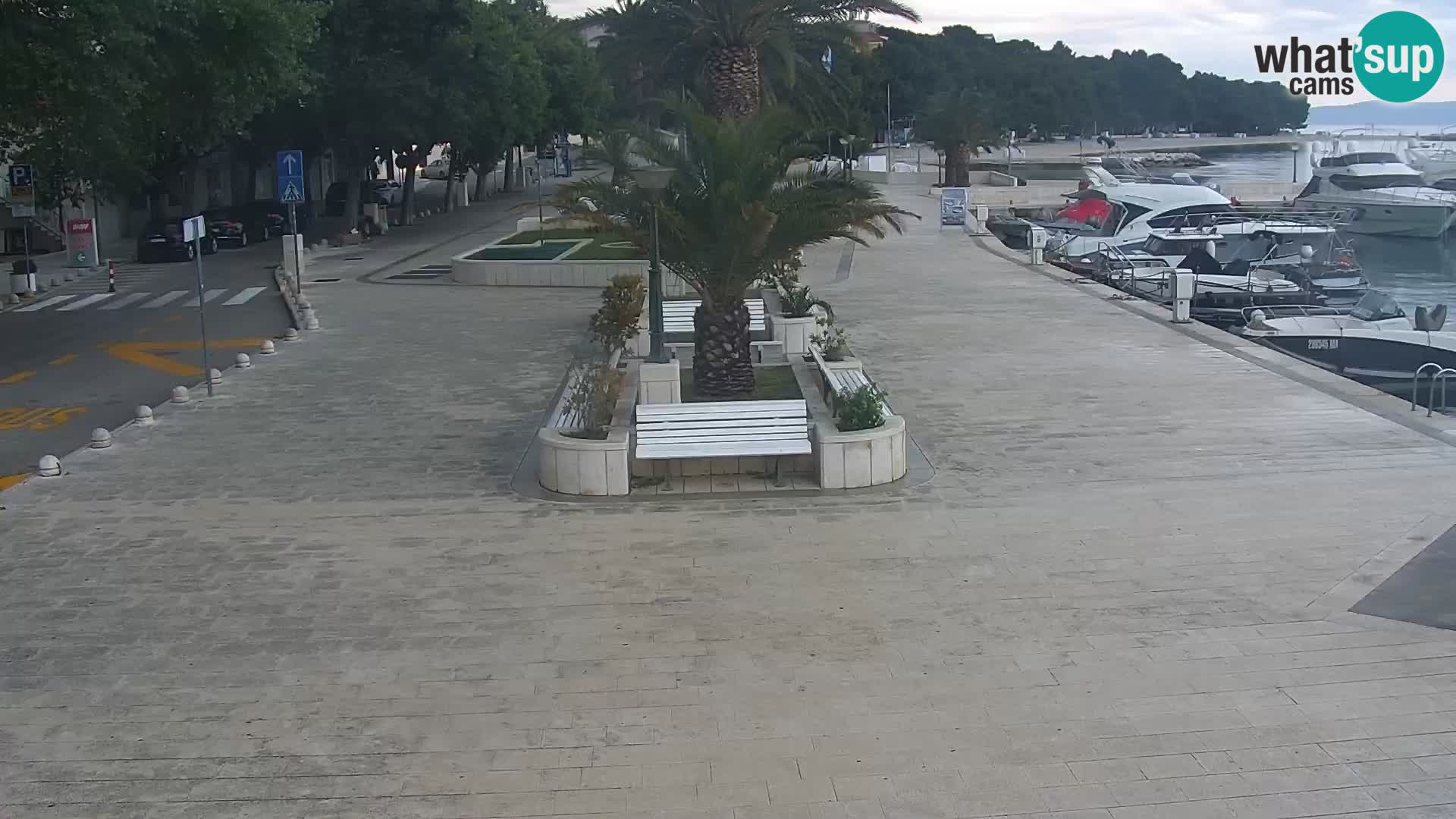 Seaside promenade in Baška Voda