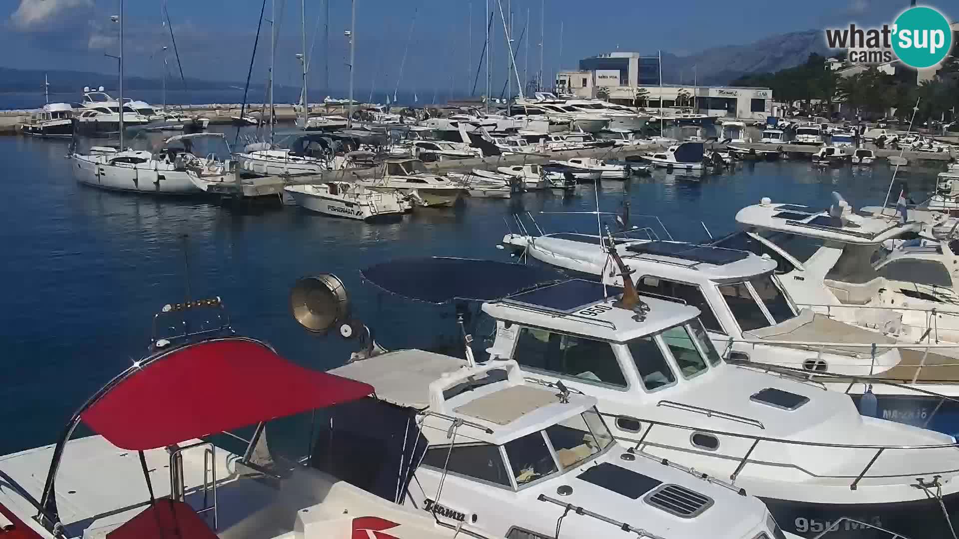 Live webcam Seaside promenade in Baška Voda