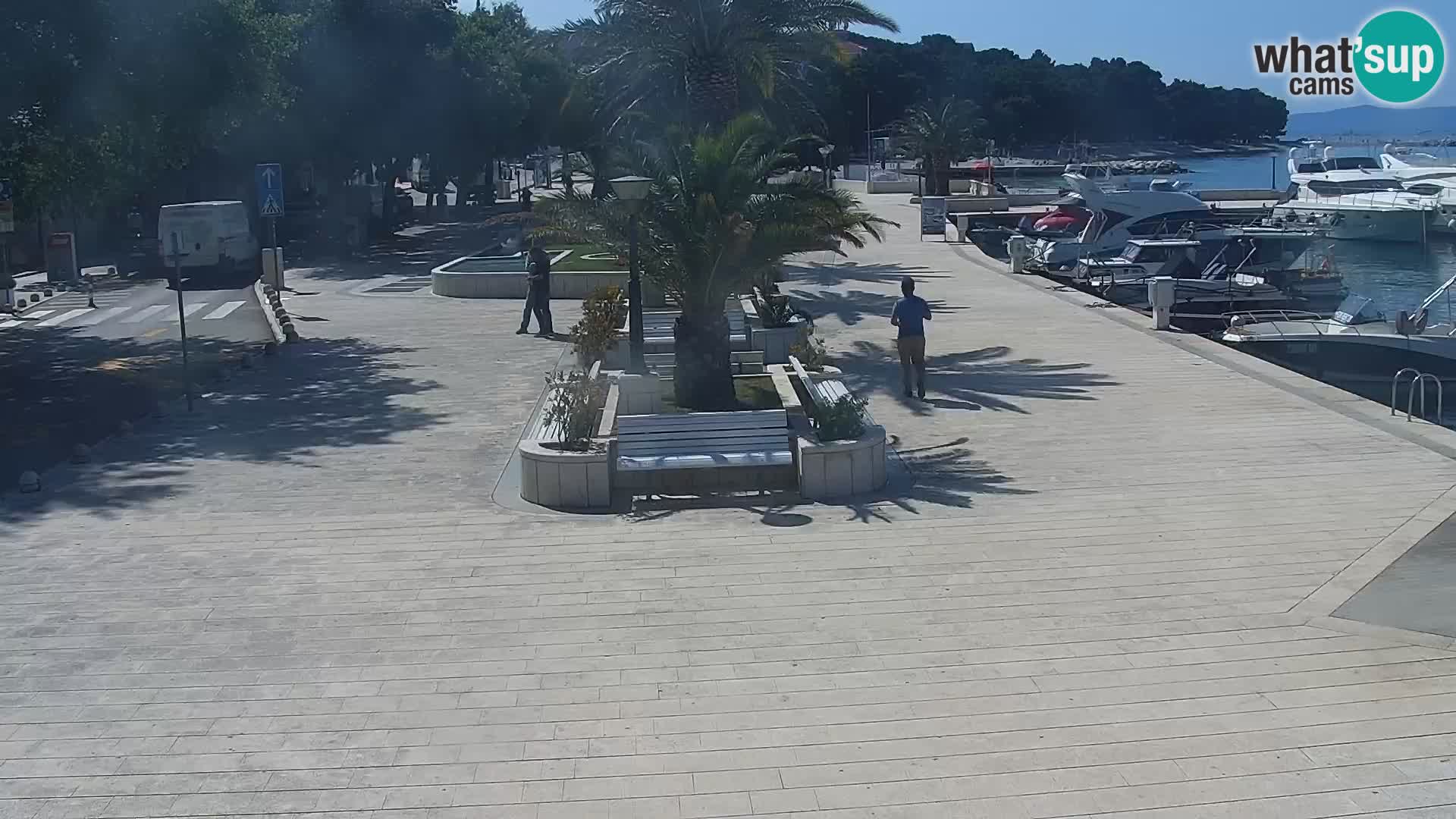 Live webcam Seaside promenade in Baška Voda