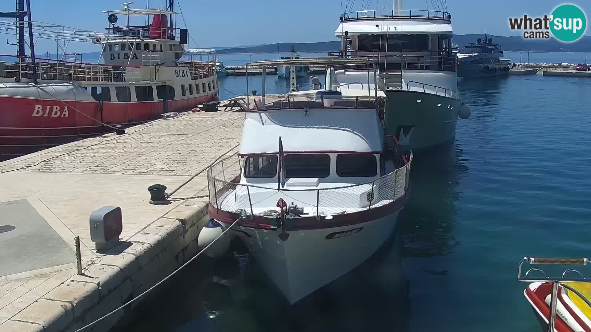 Baška Voda promenade webcam