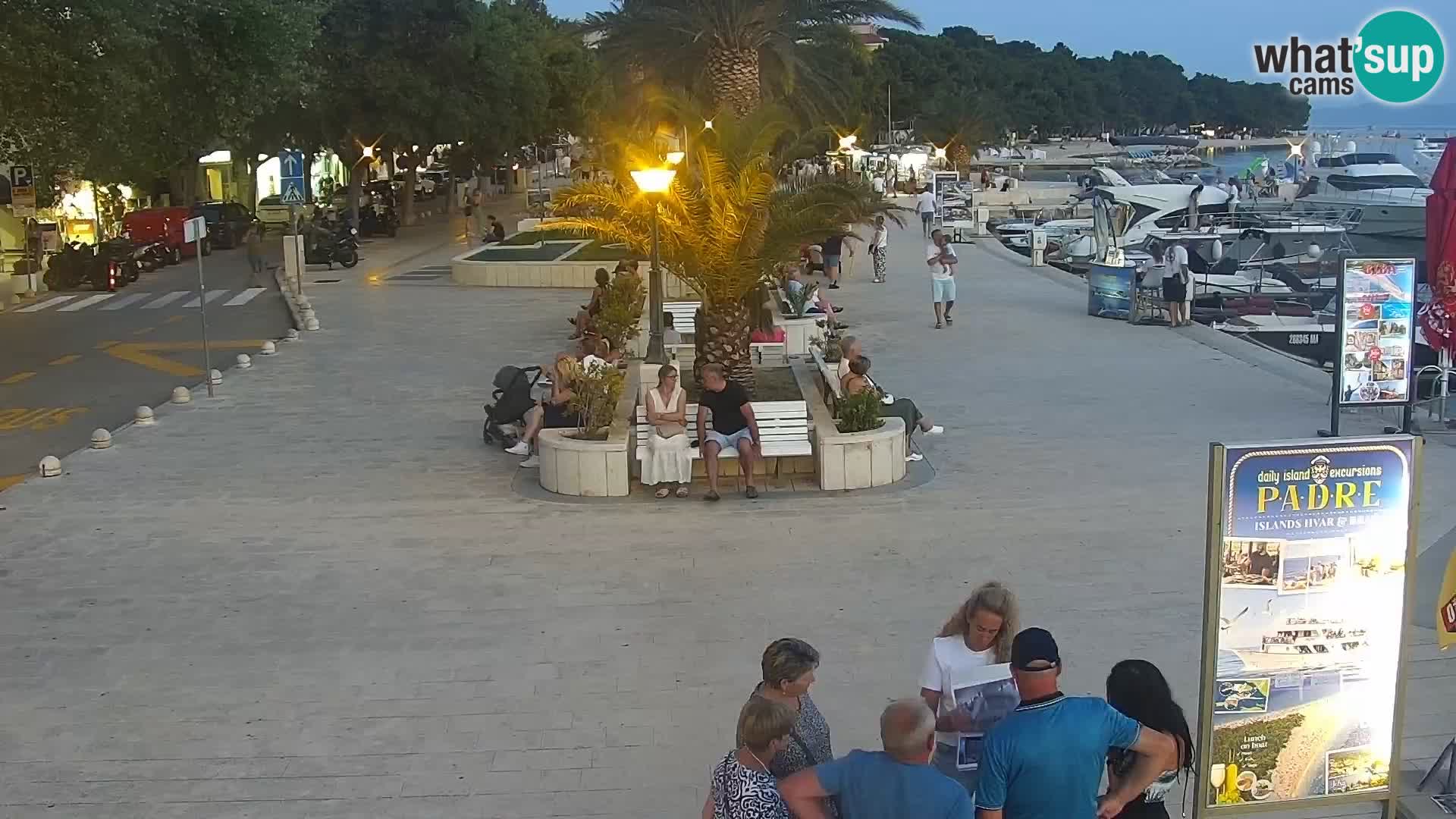 Promenade in Baška Voda