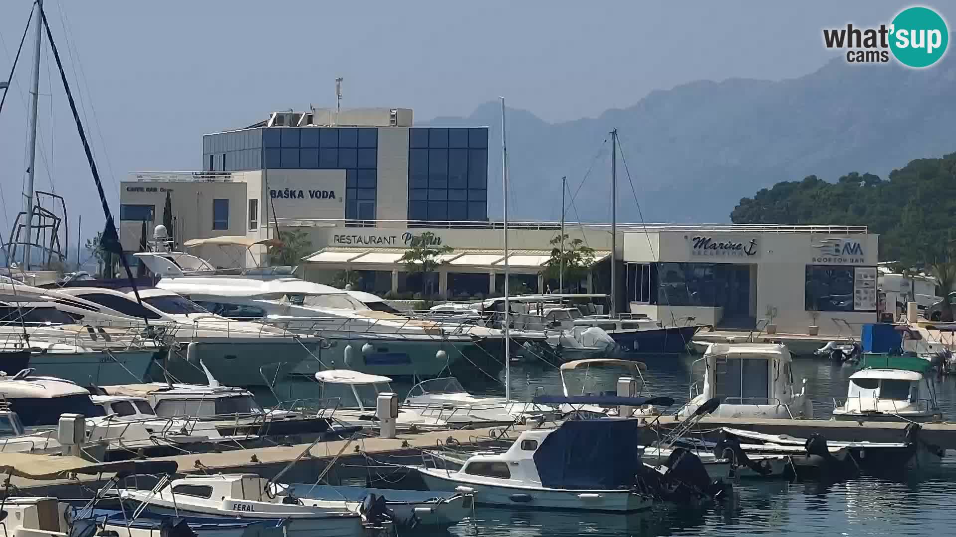 Baška Voda promenade webcam