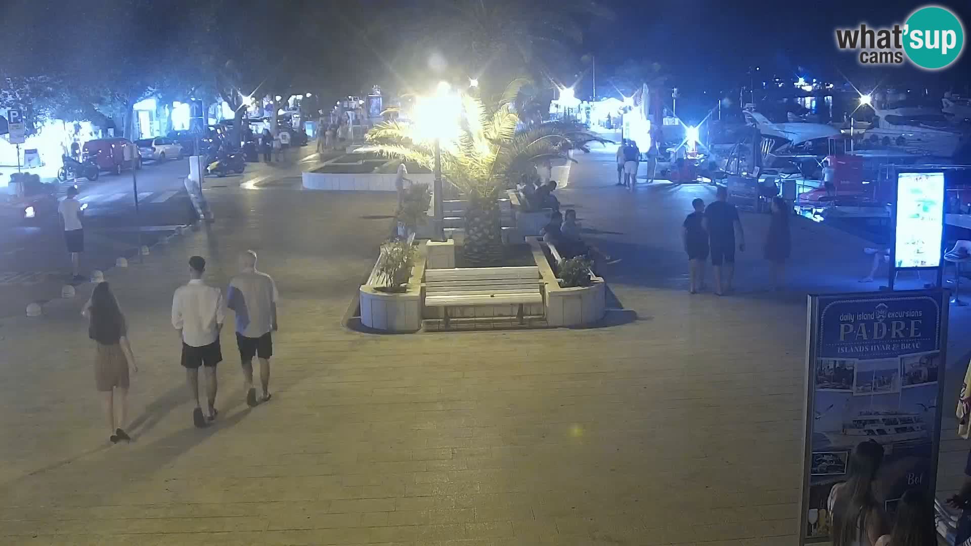 Seaside promenade in Baška Voda