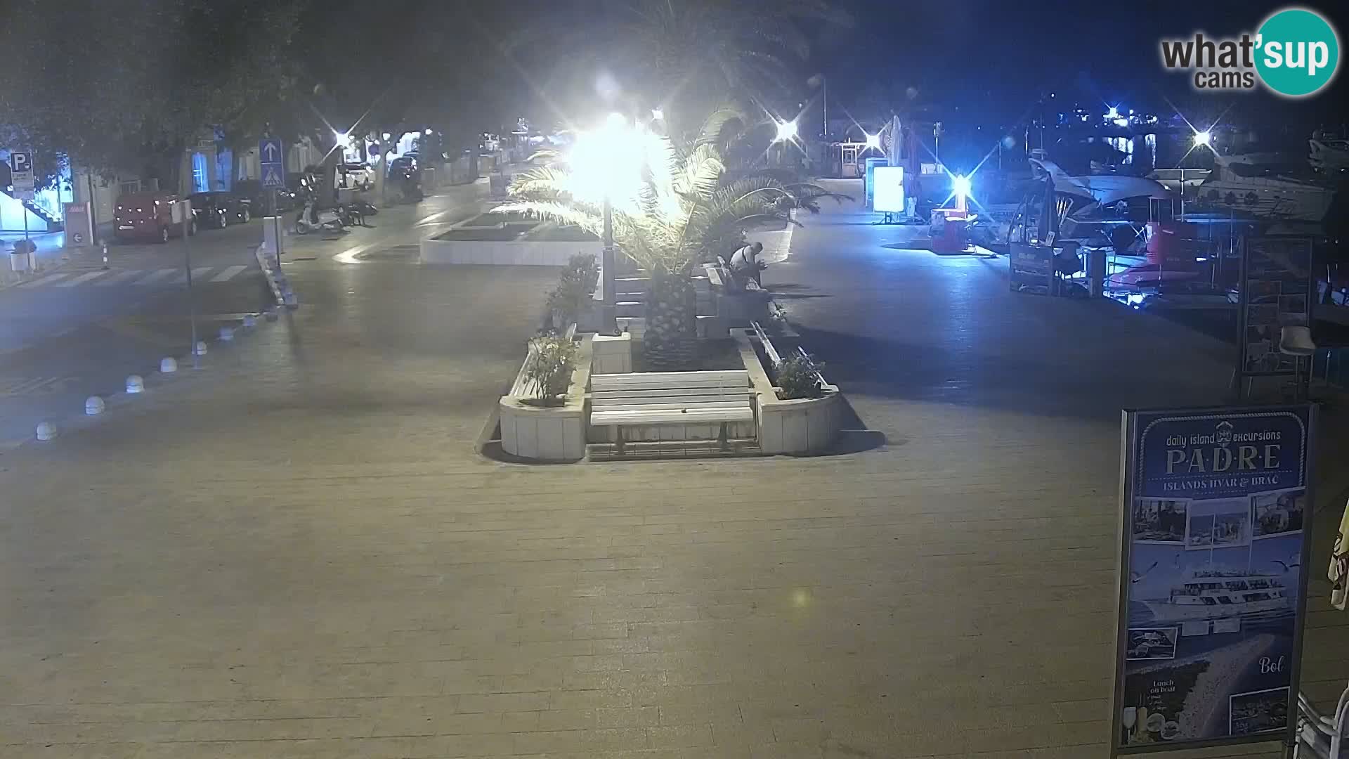 Seaside promenade in Baška Voda