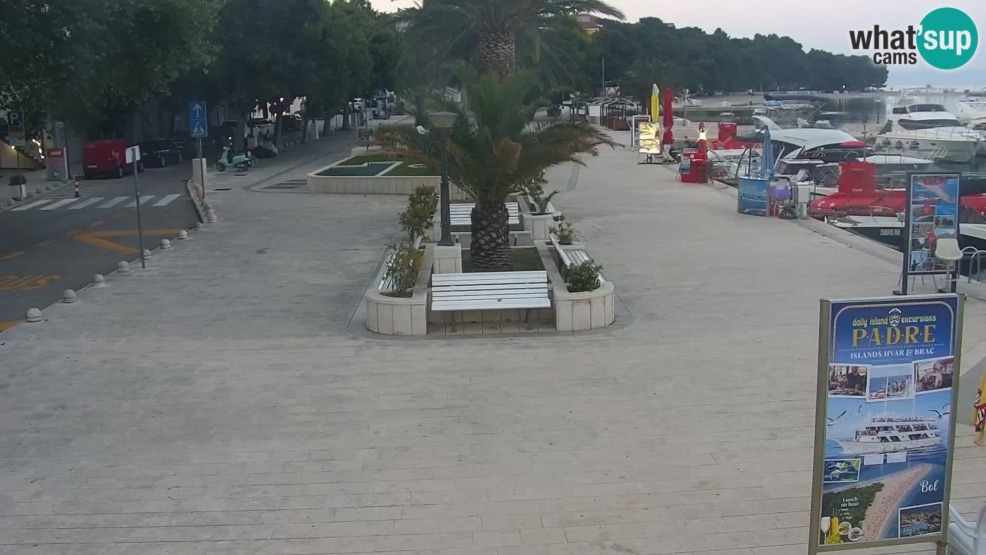 Promenade in Baška Voda