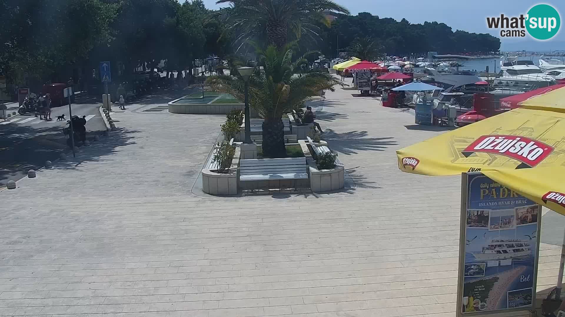 Seaside promenade in Baška Voda