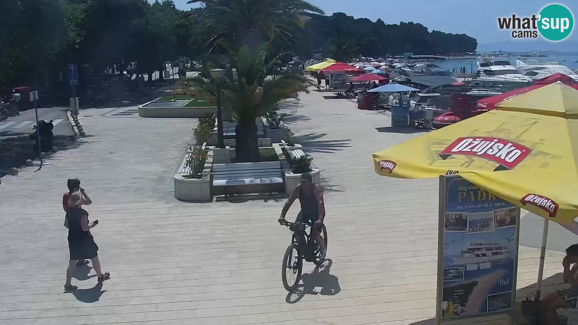 Seaside promenade in Baška Voda