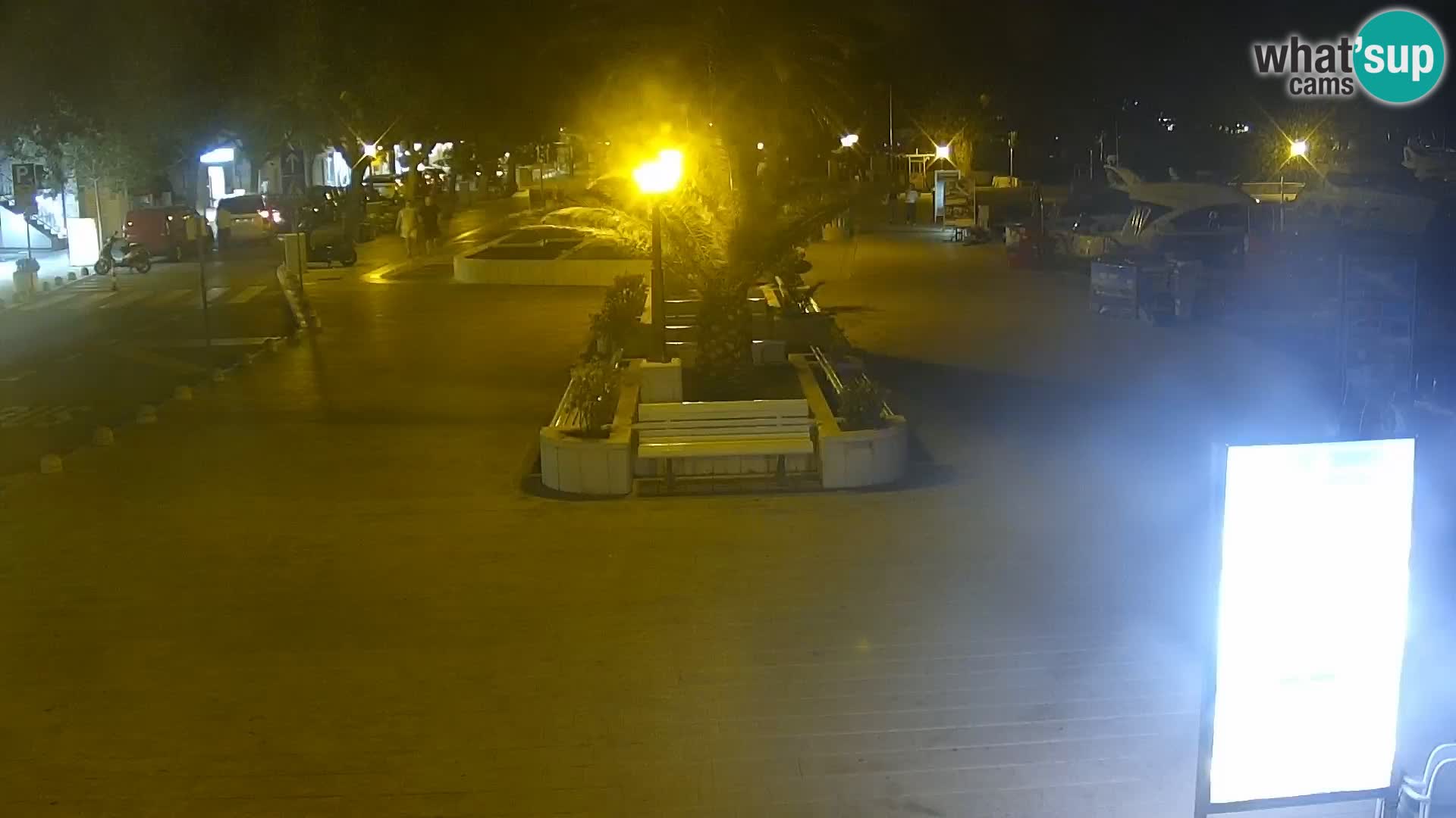 Seaside promenade in Baška Voda