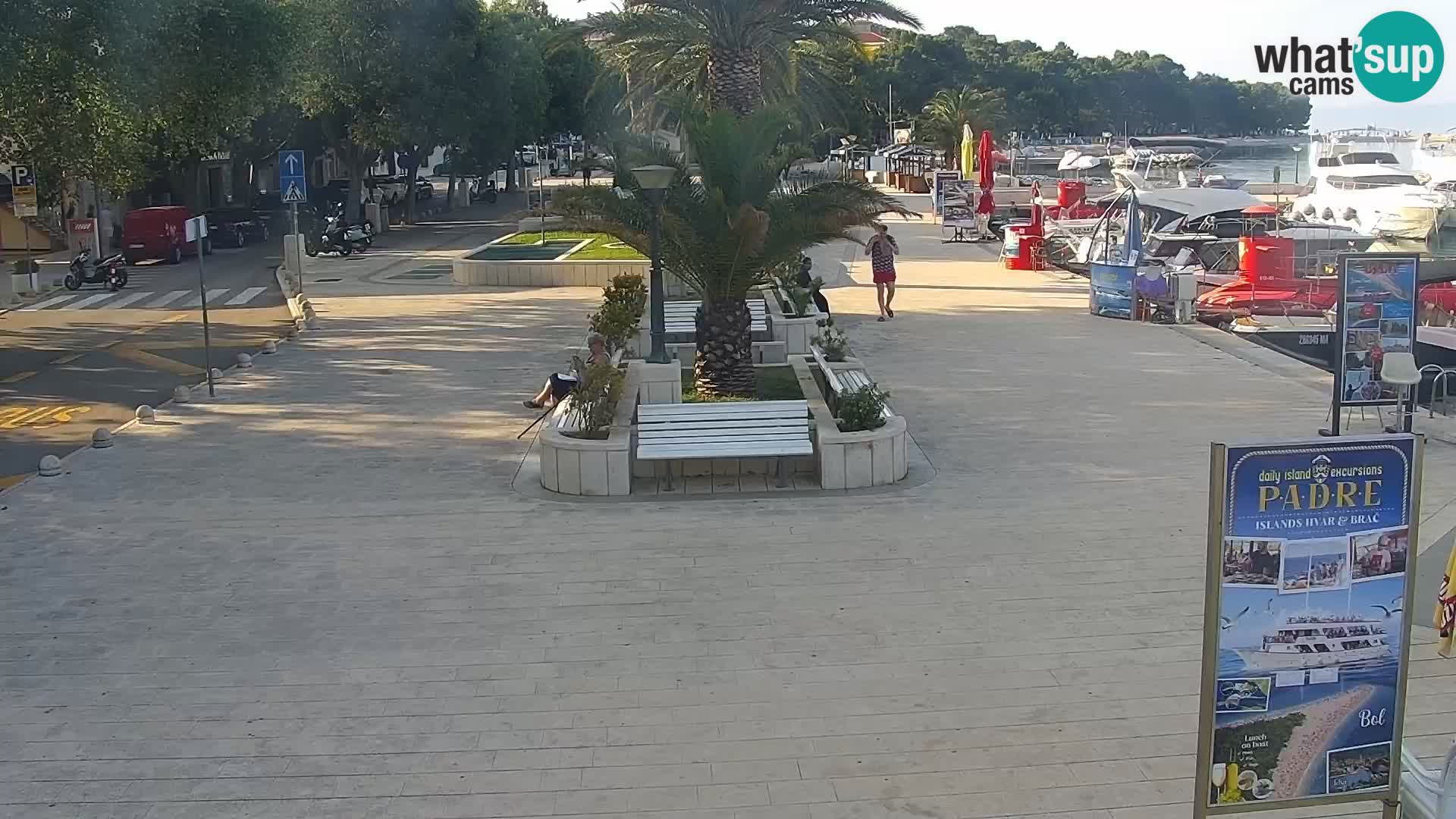 Seaside promenade in Baška Voda