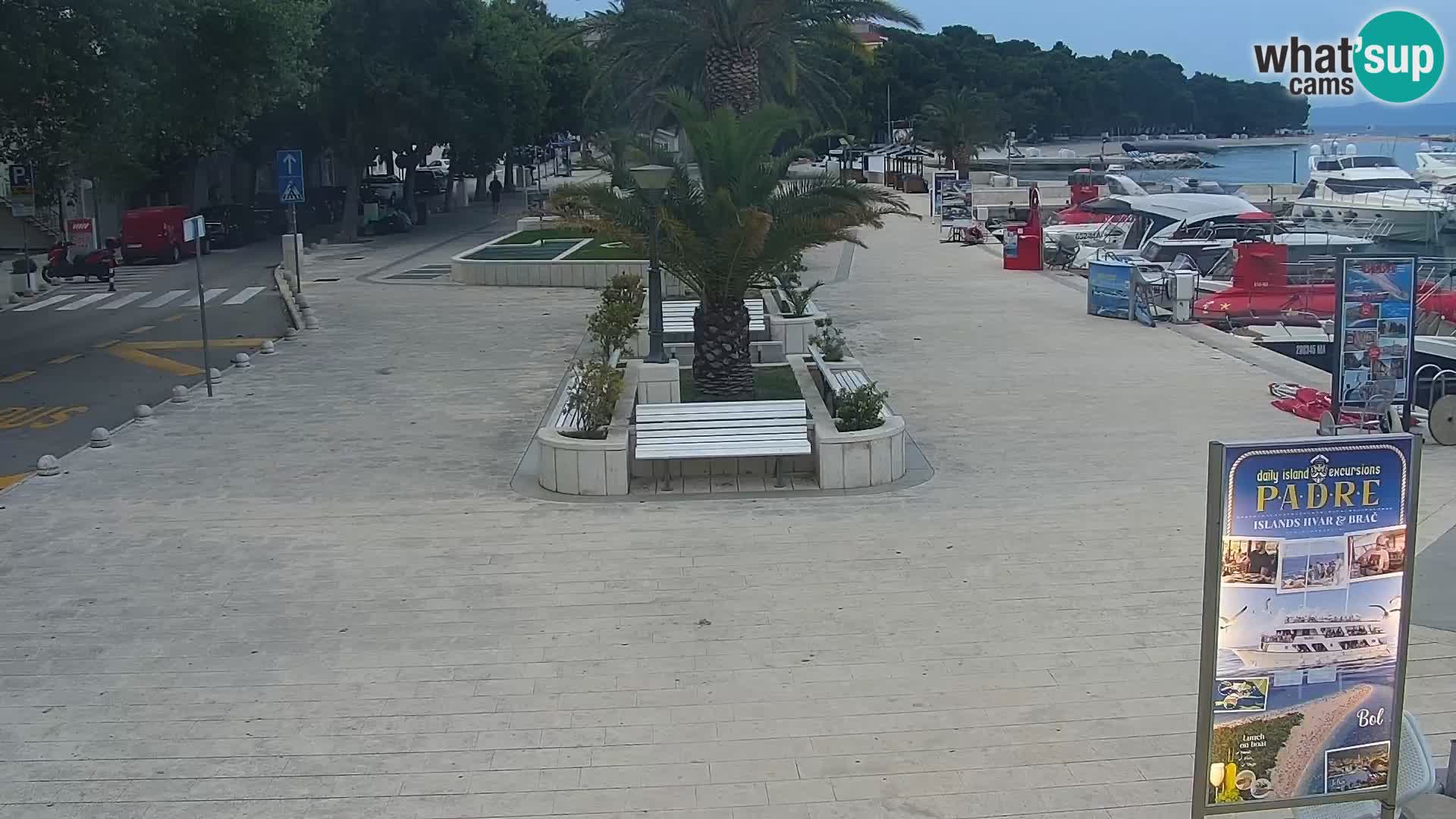 Lungomare di Basca Voda webcam