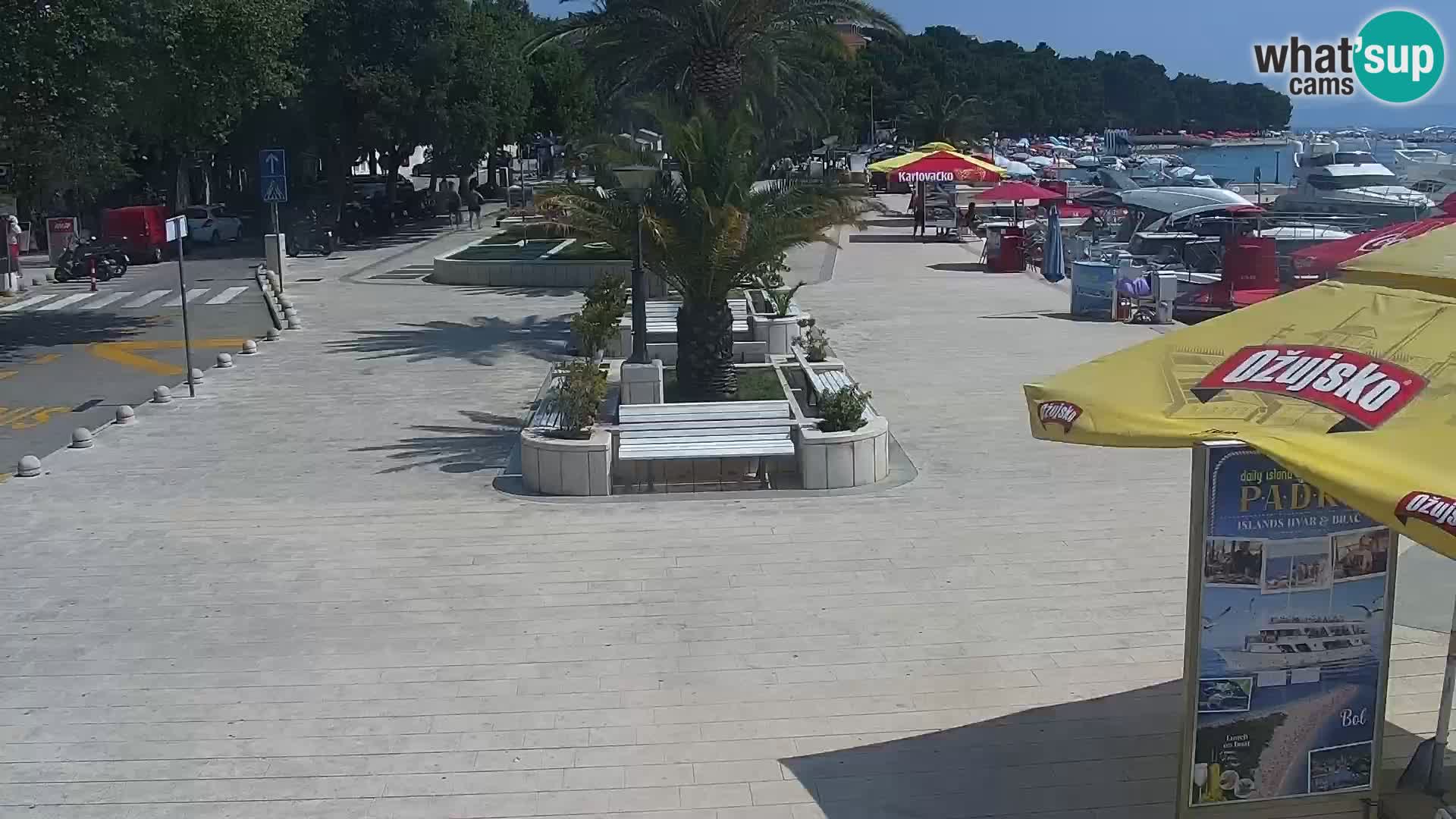 Seaside promenade in Baška Voda