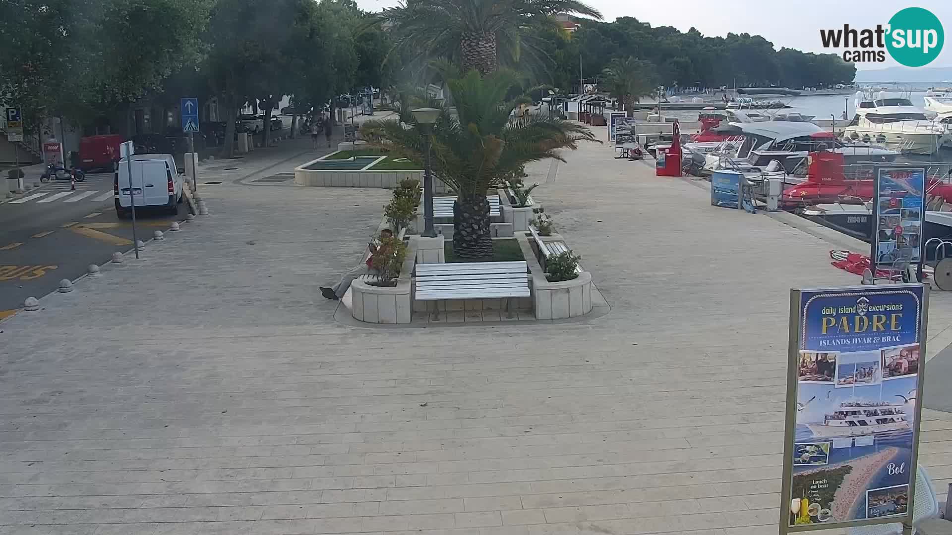 Seaside promenade in Baška Voda
