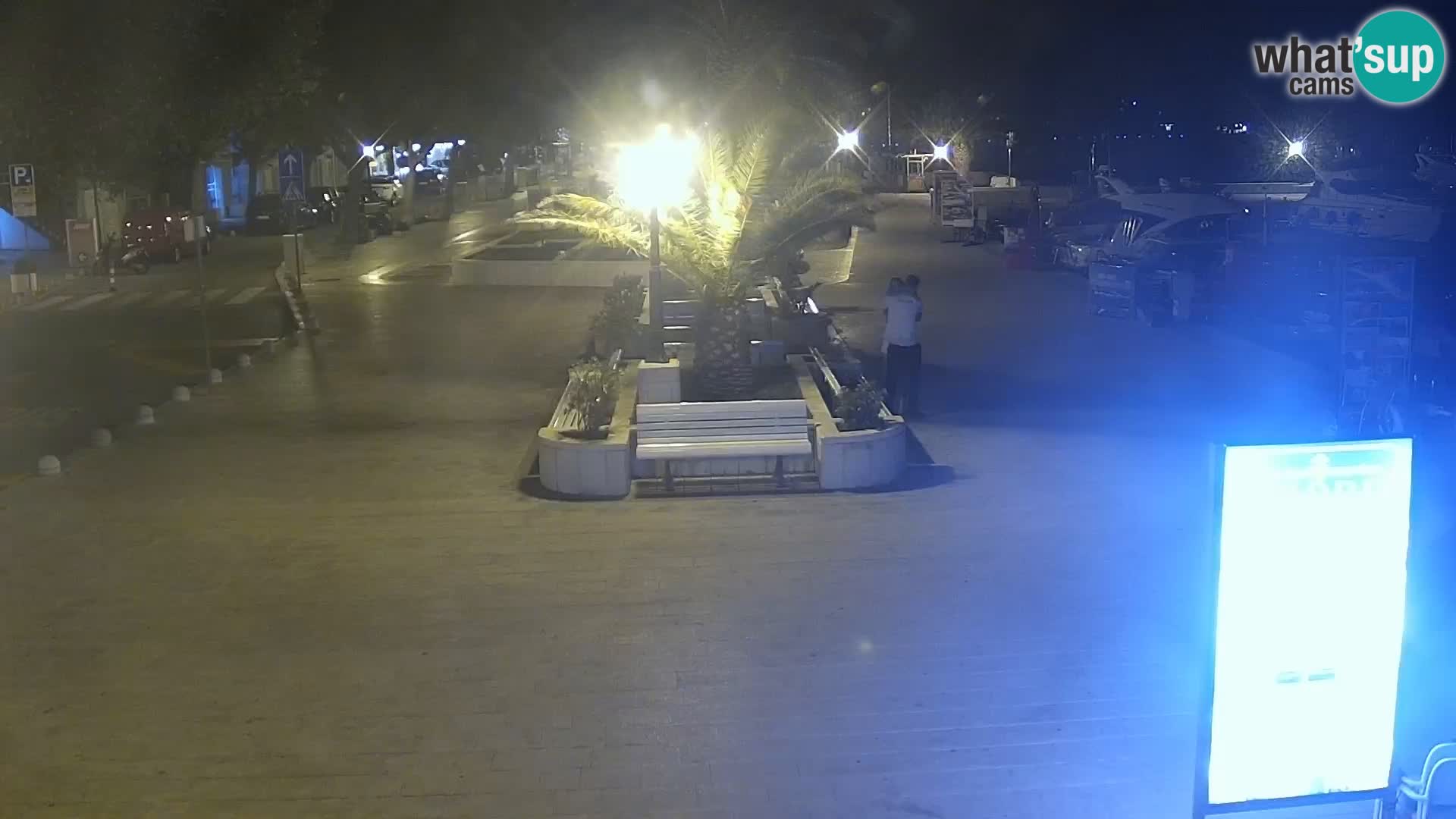 Seaside promenade in Baška Voda
