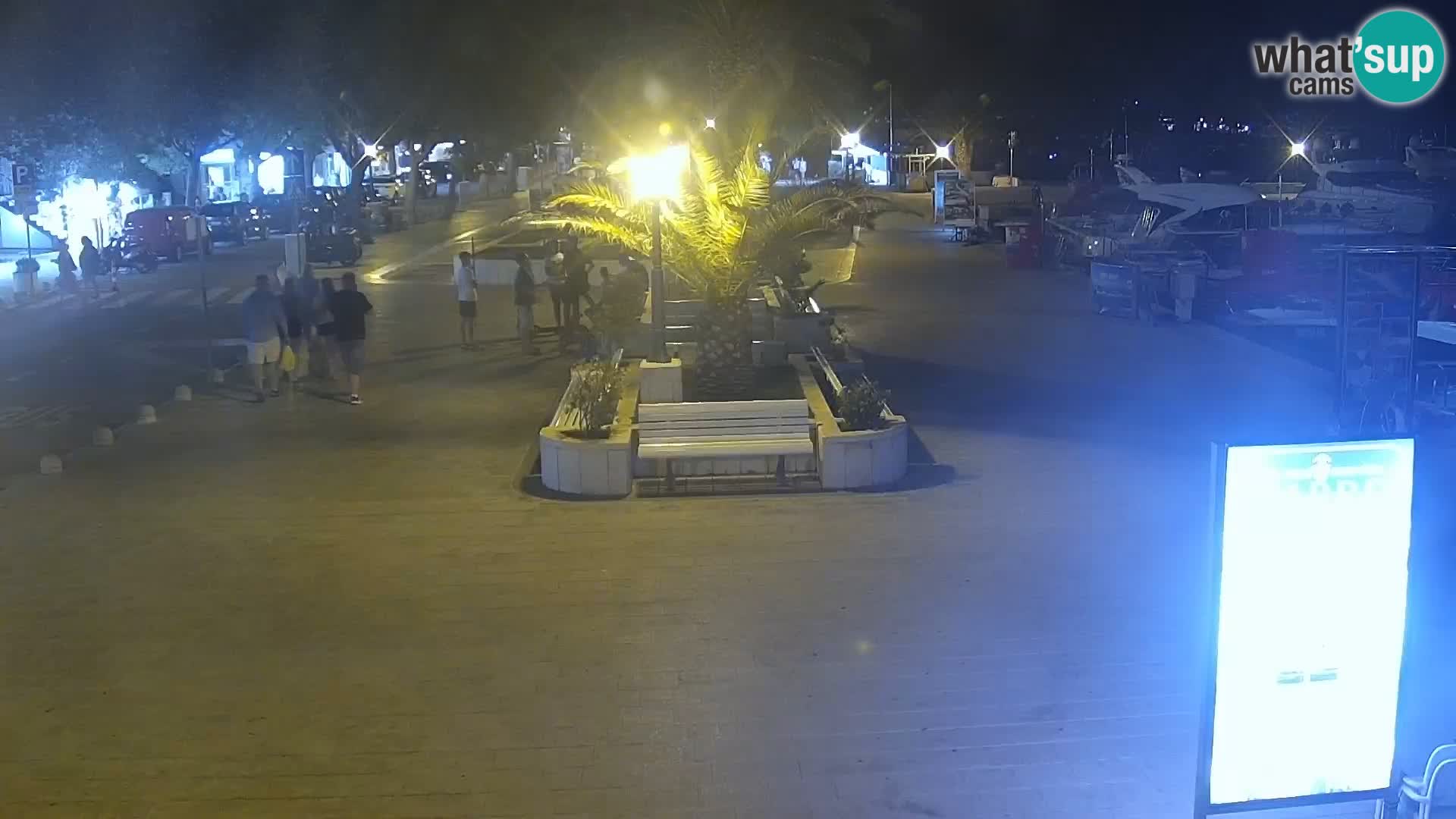 Seaside promenade in Baška Voda