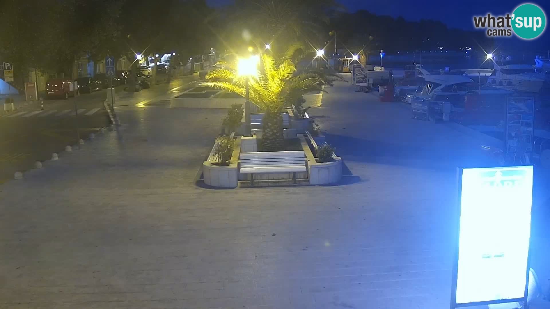 Seaside promenade in Baška Voda