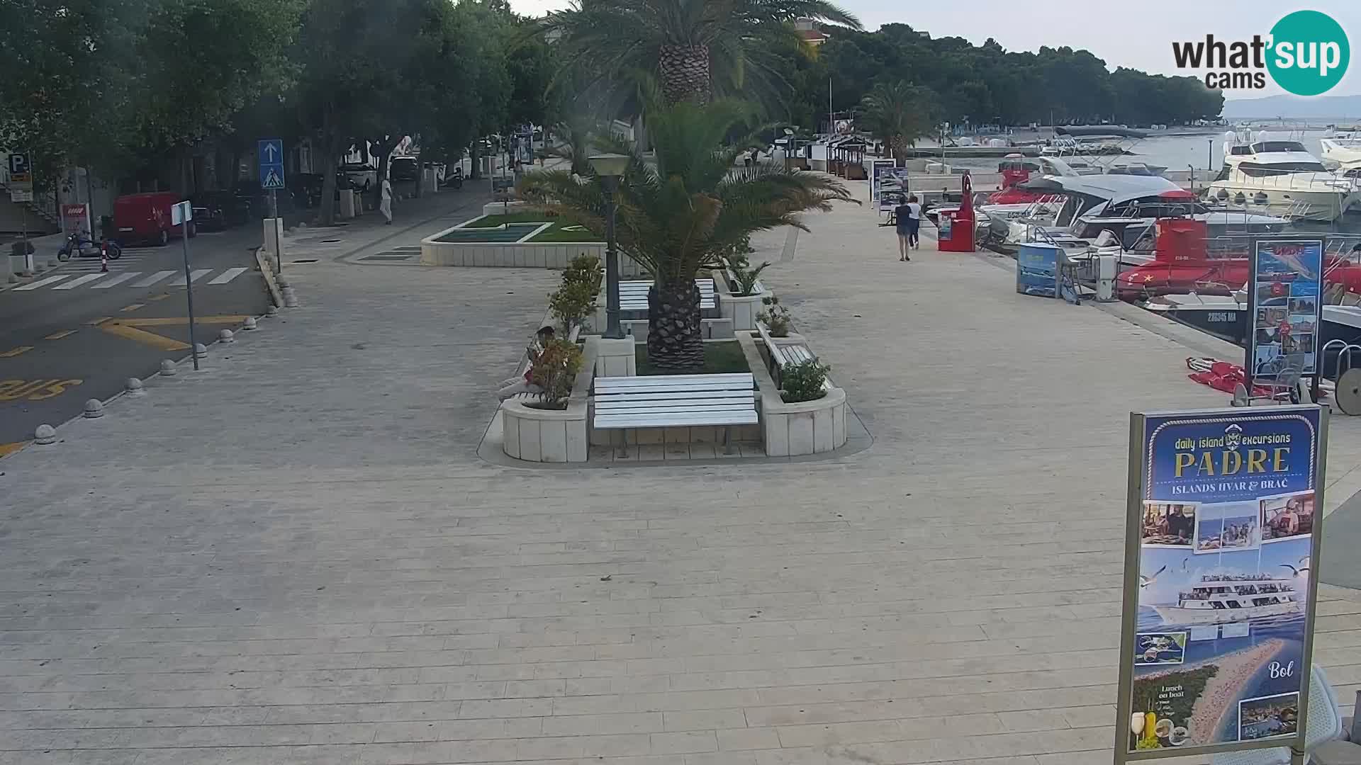 Seaside promenade in Baška Voda
