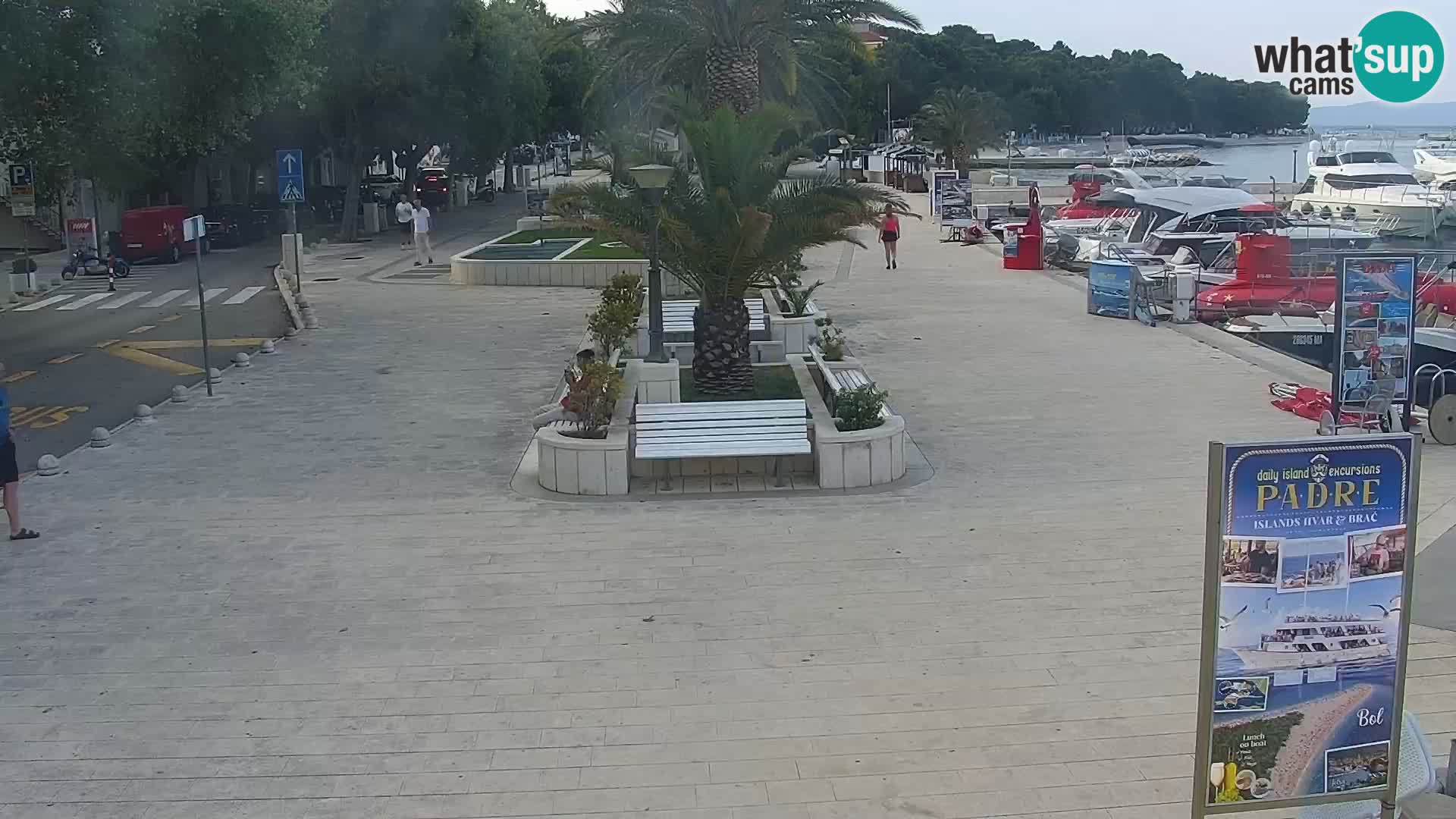 Seaside promenade in Baška Voda