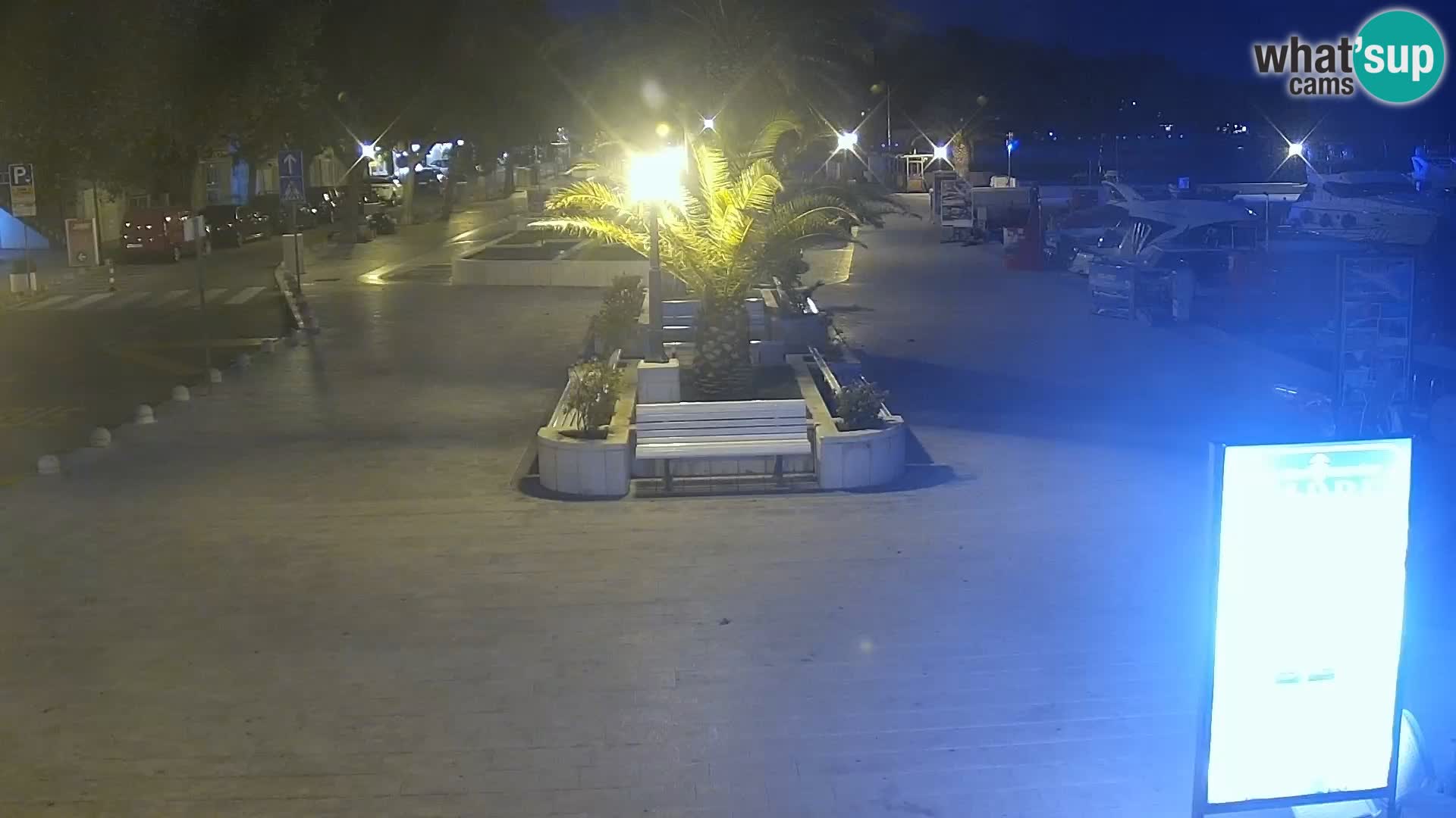 Seaside promenade in Baška Voda