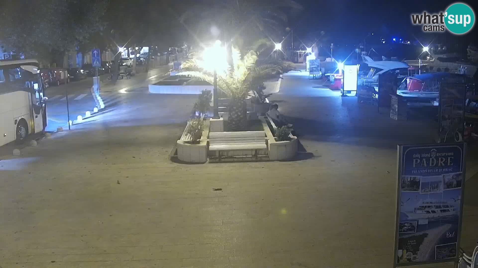 Baška Voda promenade webcam