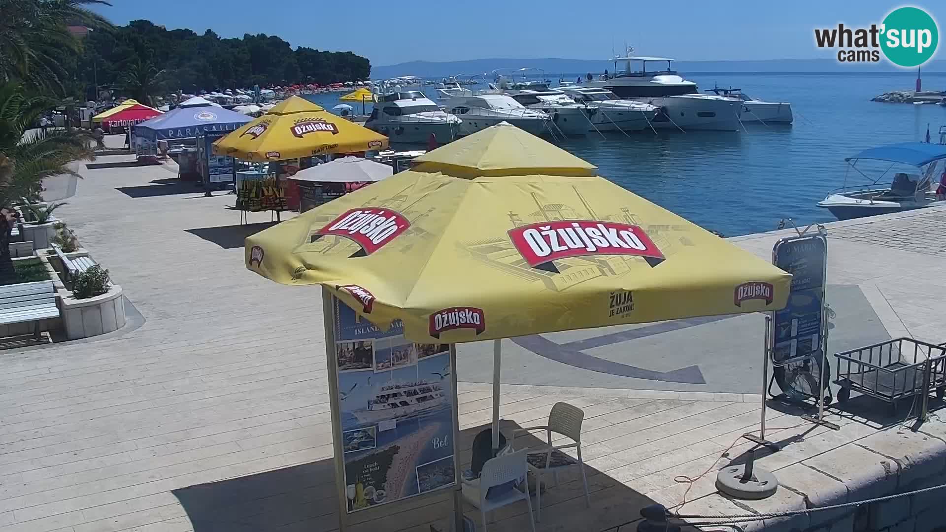 Seaside promenade in Baška Voda