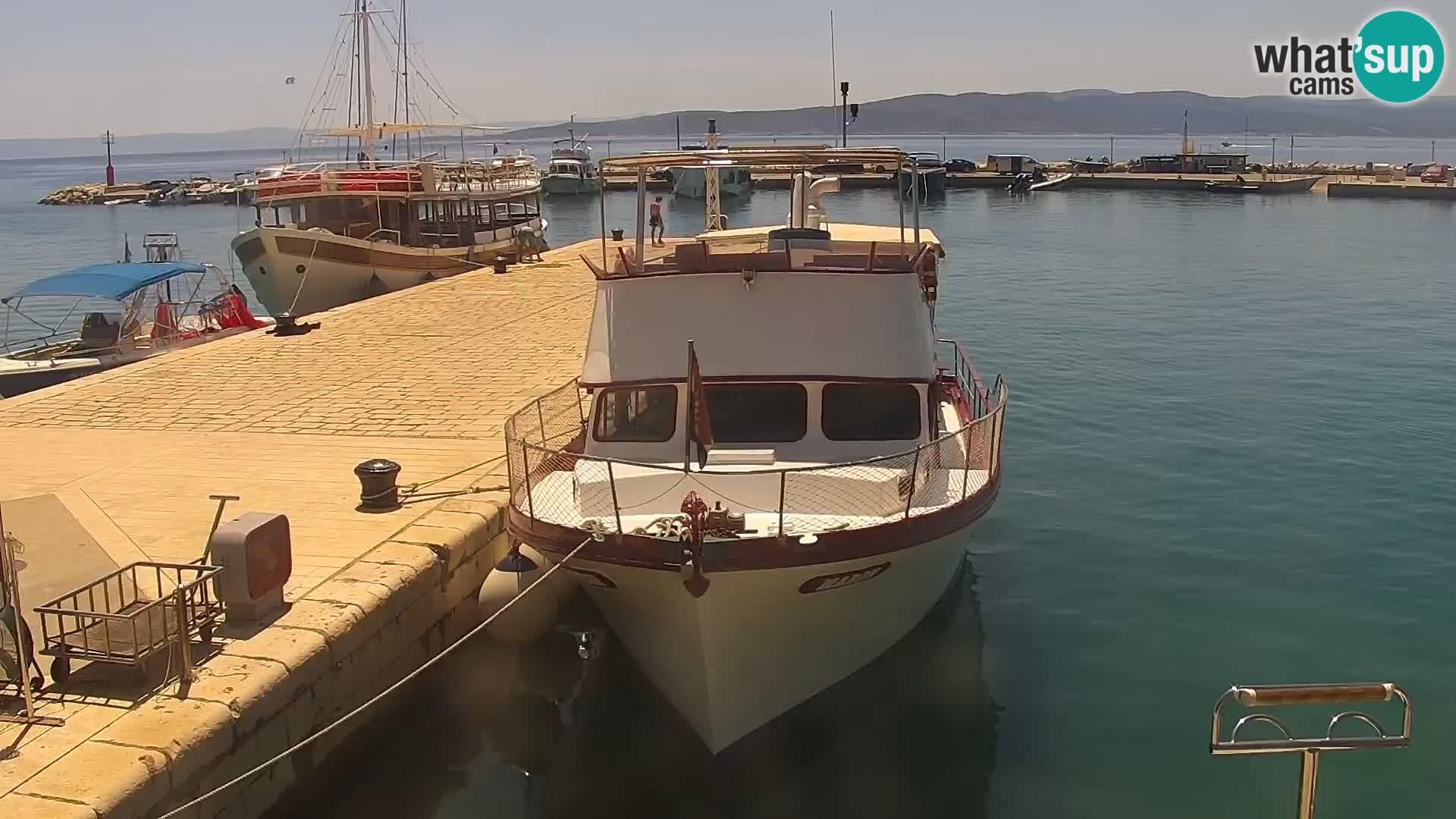 Seaside promenade in Baška Voda
