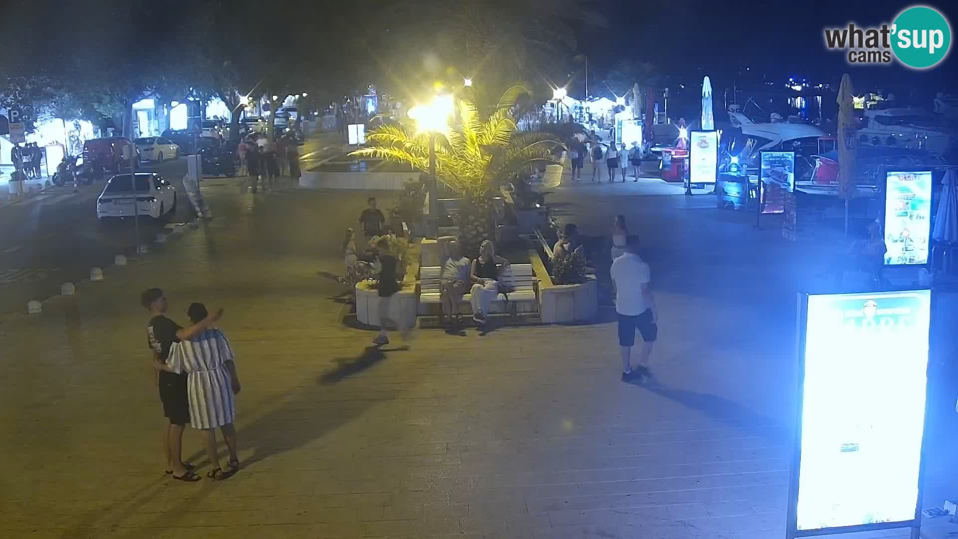 Seaside promenade in Baška Voda
