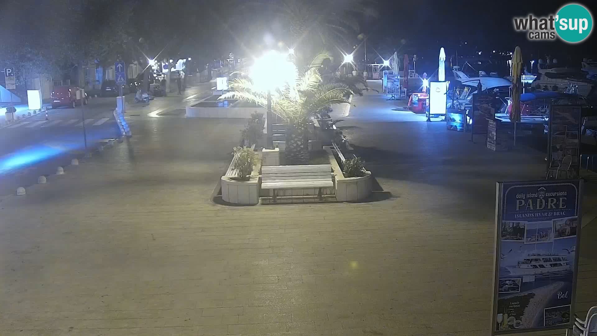 Seaside promenade in Baška Voda
