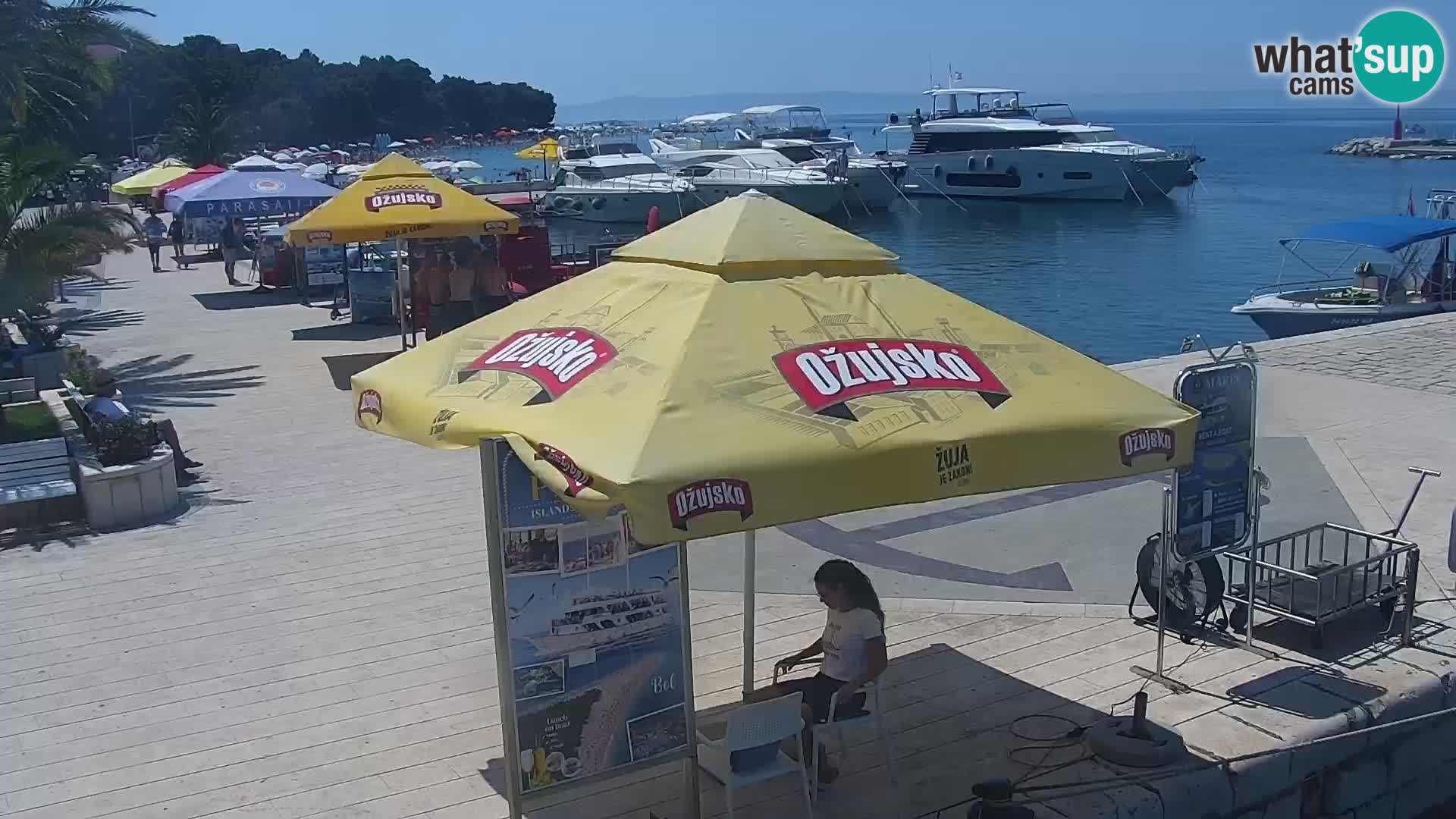 Promenade in Baška Voda